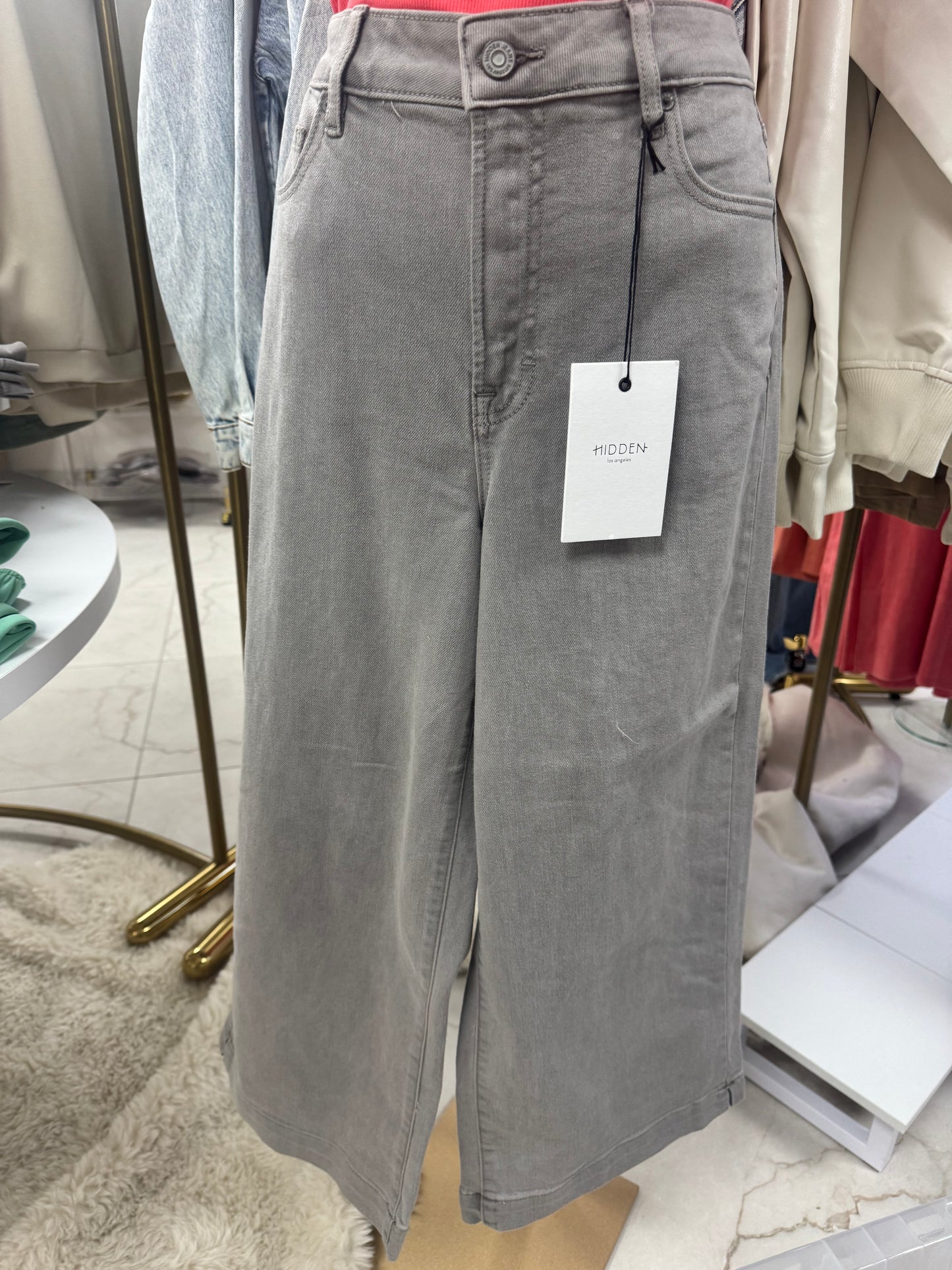 Hidden jeans-grave-Nori- cropped