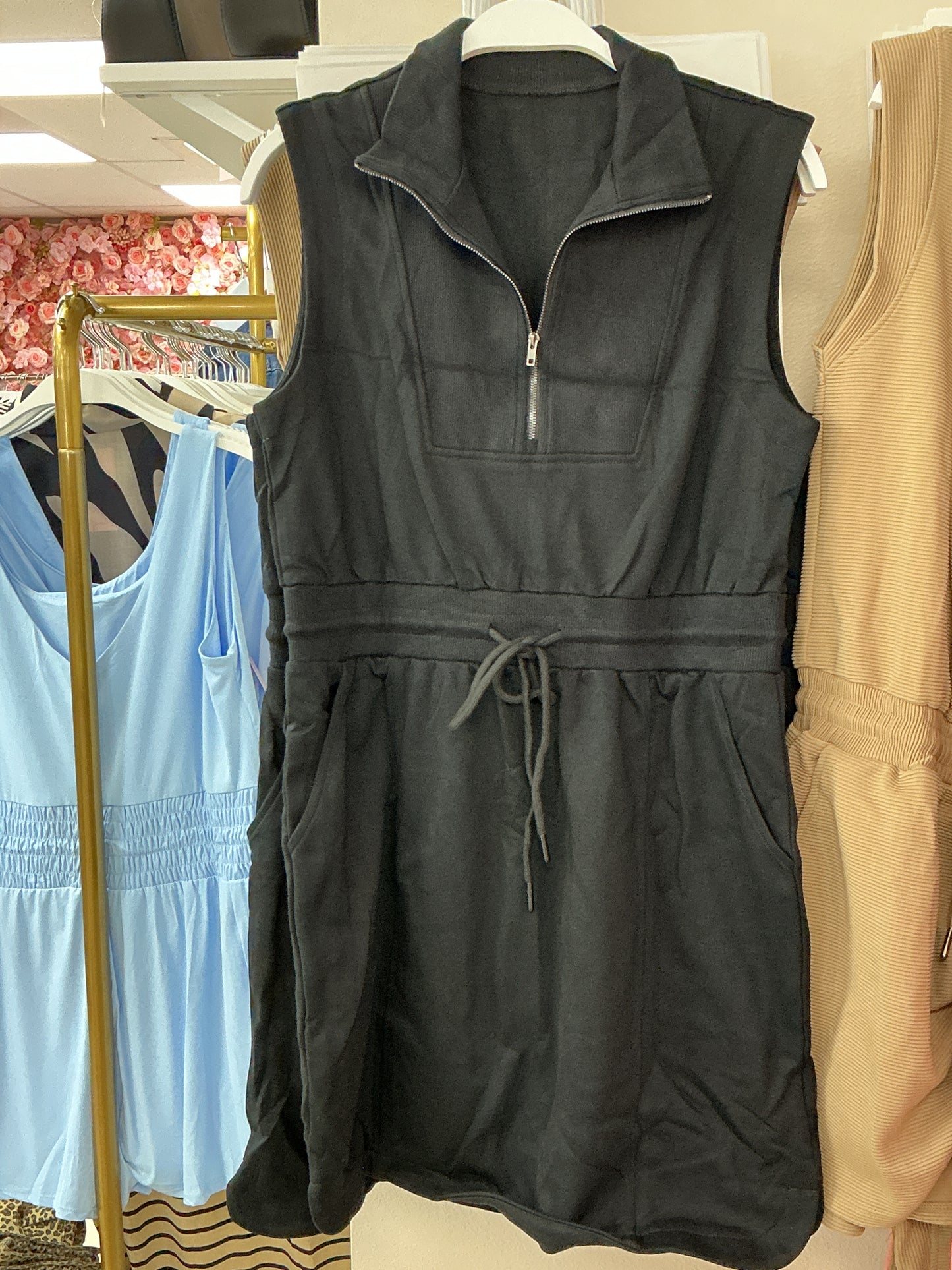 Black sporty dress