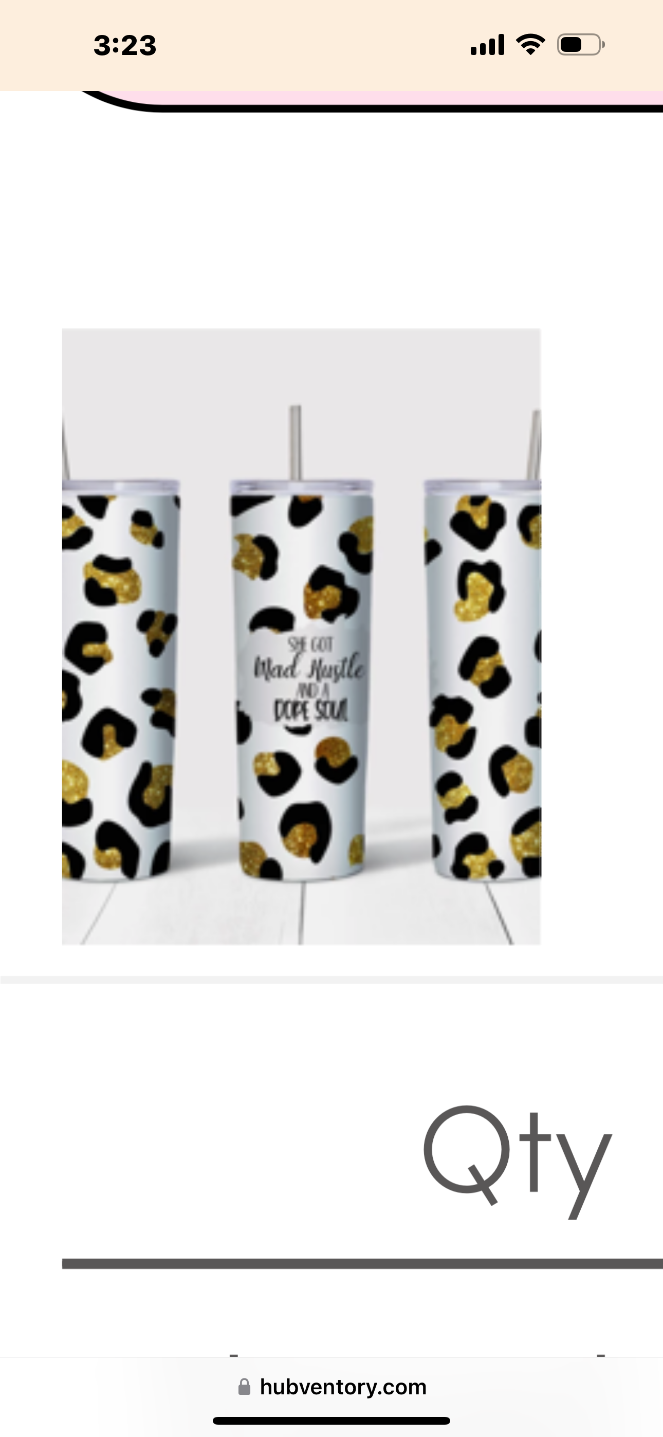 Tumbler made to hustle
