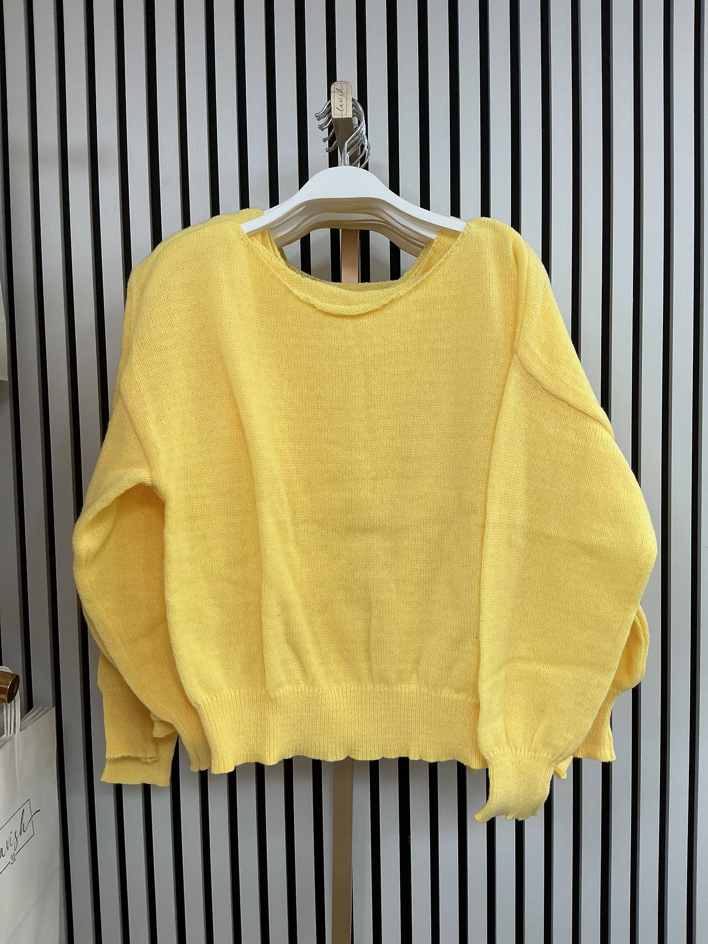 Yellow off the shoulder