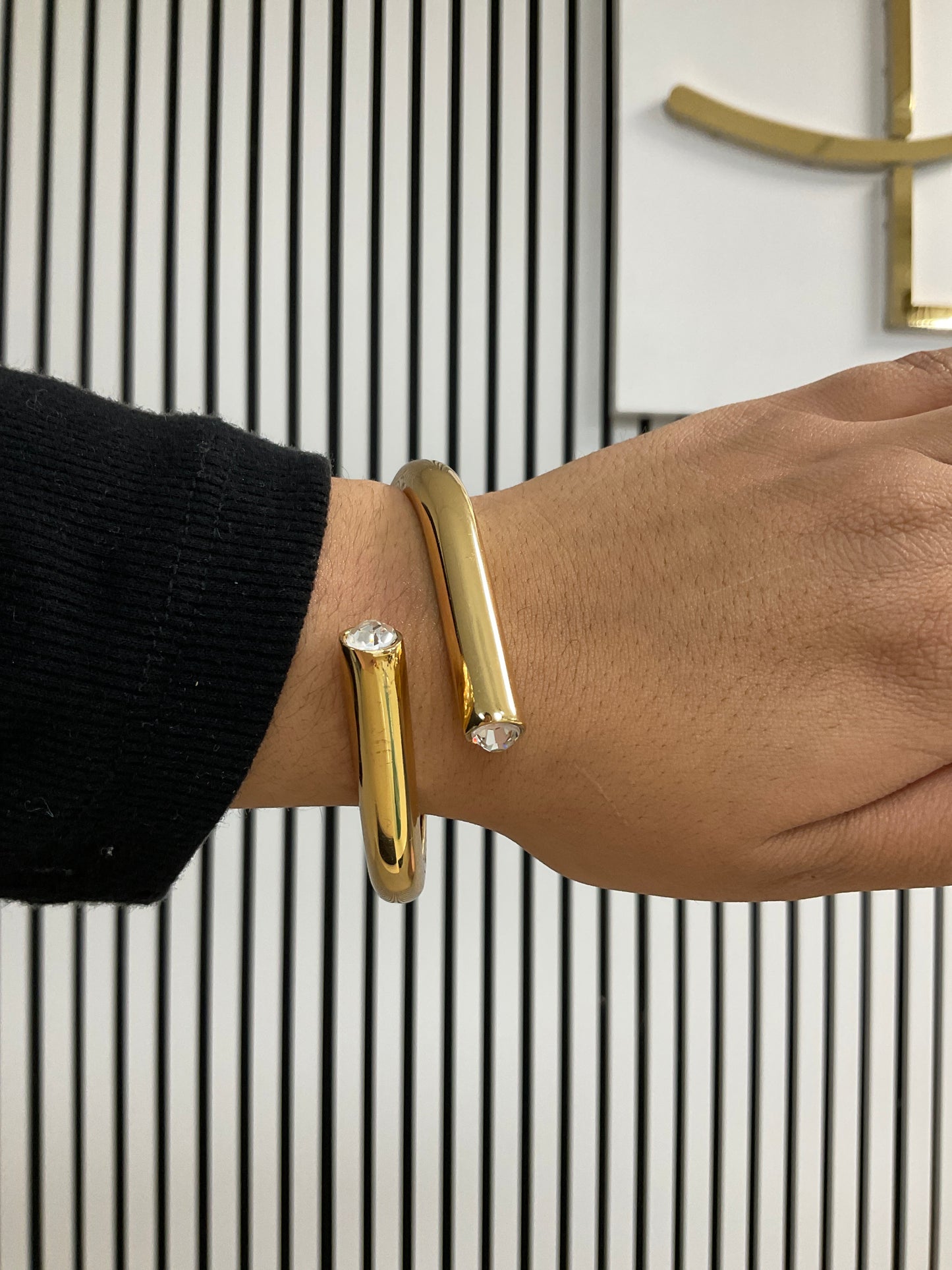 Gold with diamond bracelet