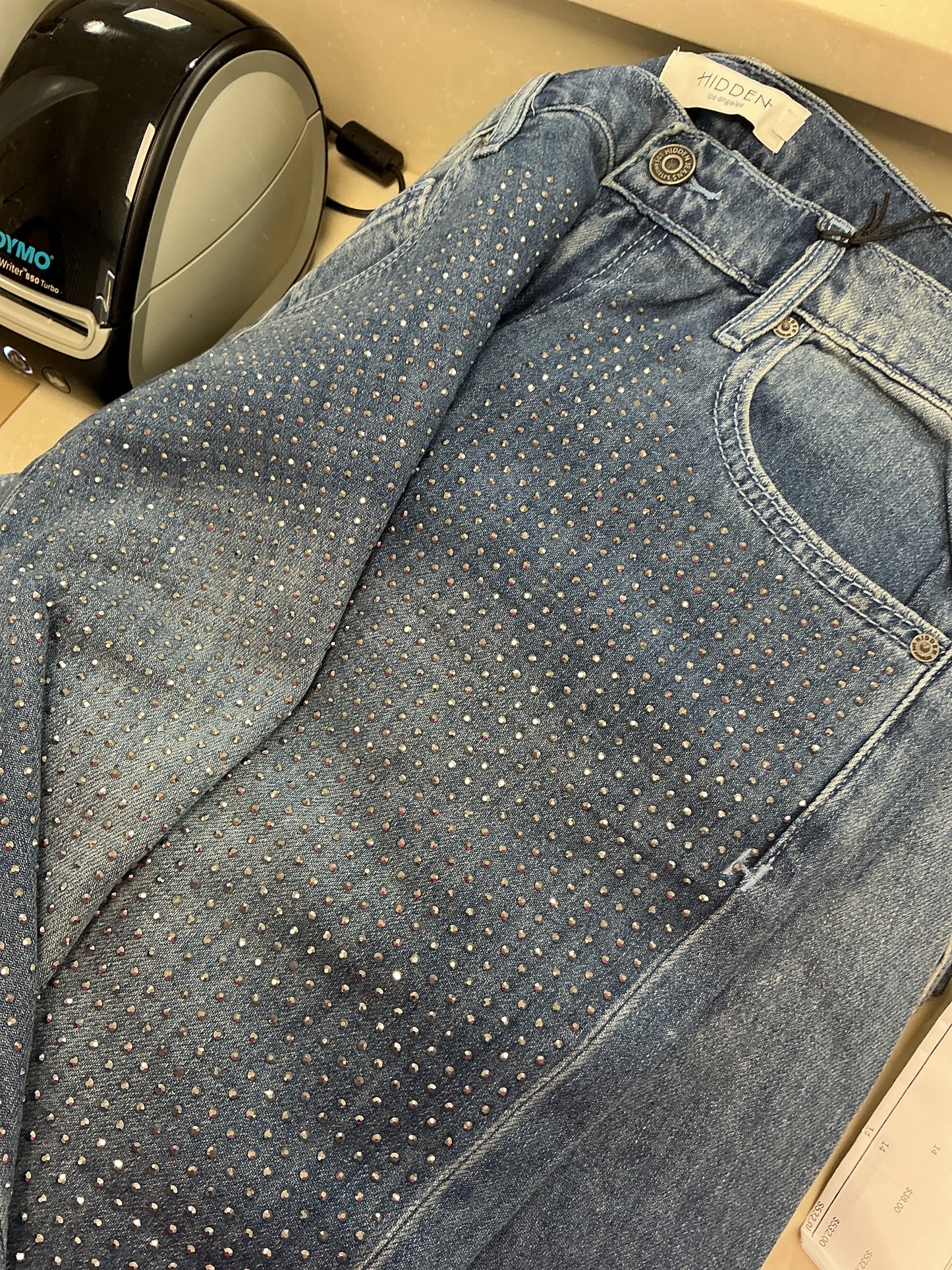 Rhinestone jeans