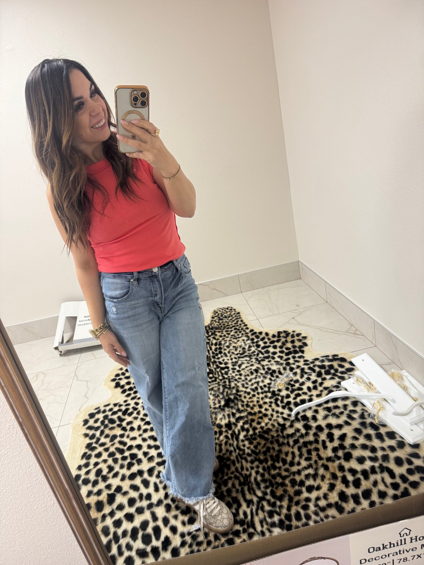 Coral Short sleeve tank