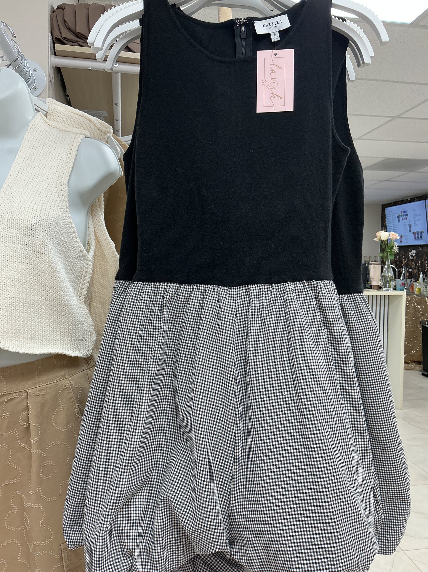 Gilli Black and pleated skort/dress