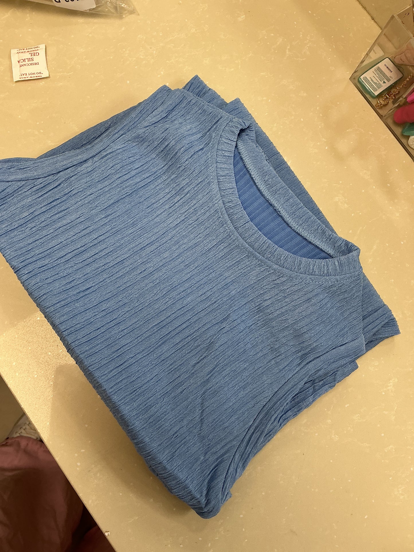 Blue two piece set