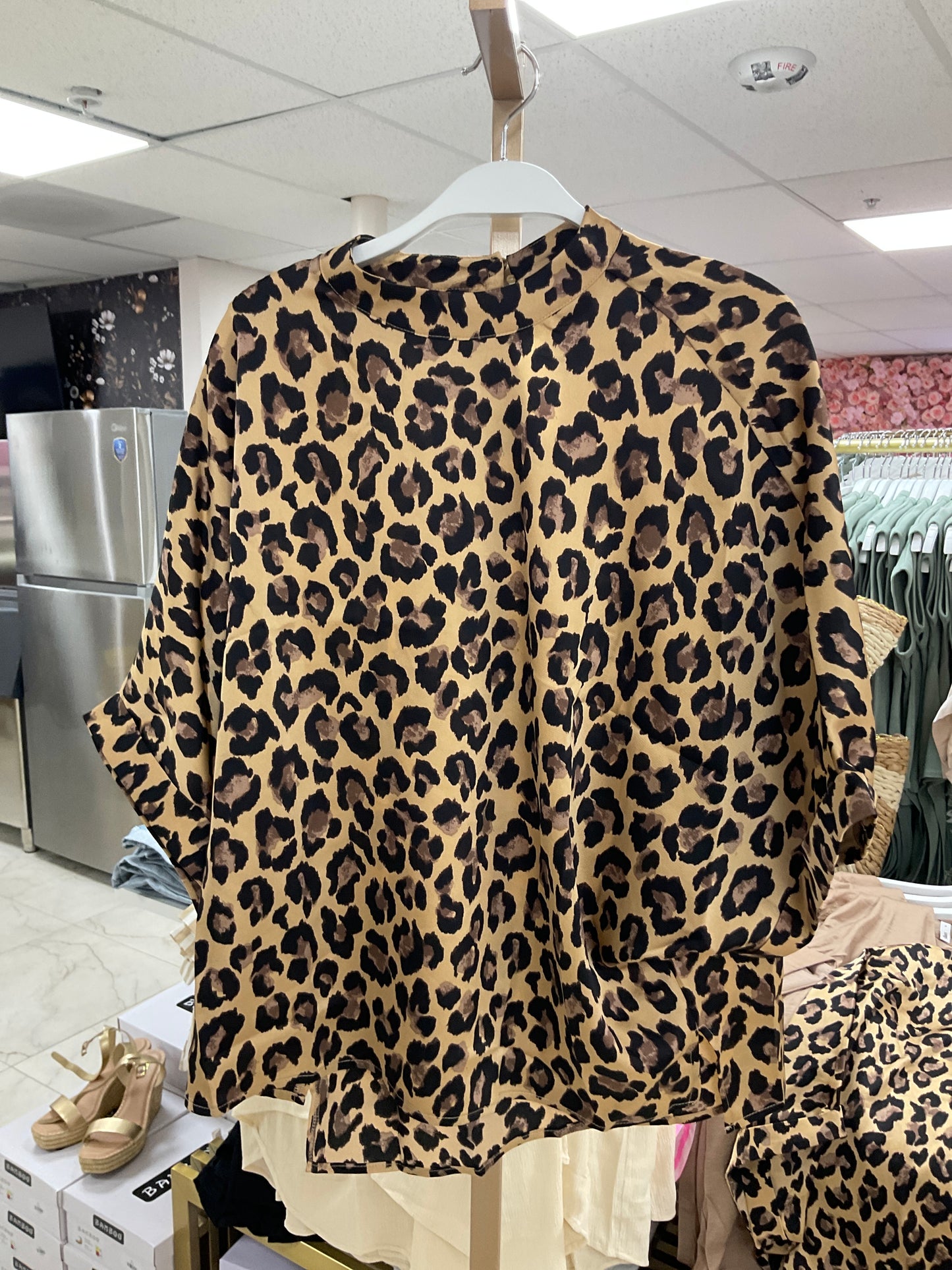 Cheetah blouse