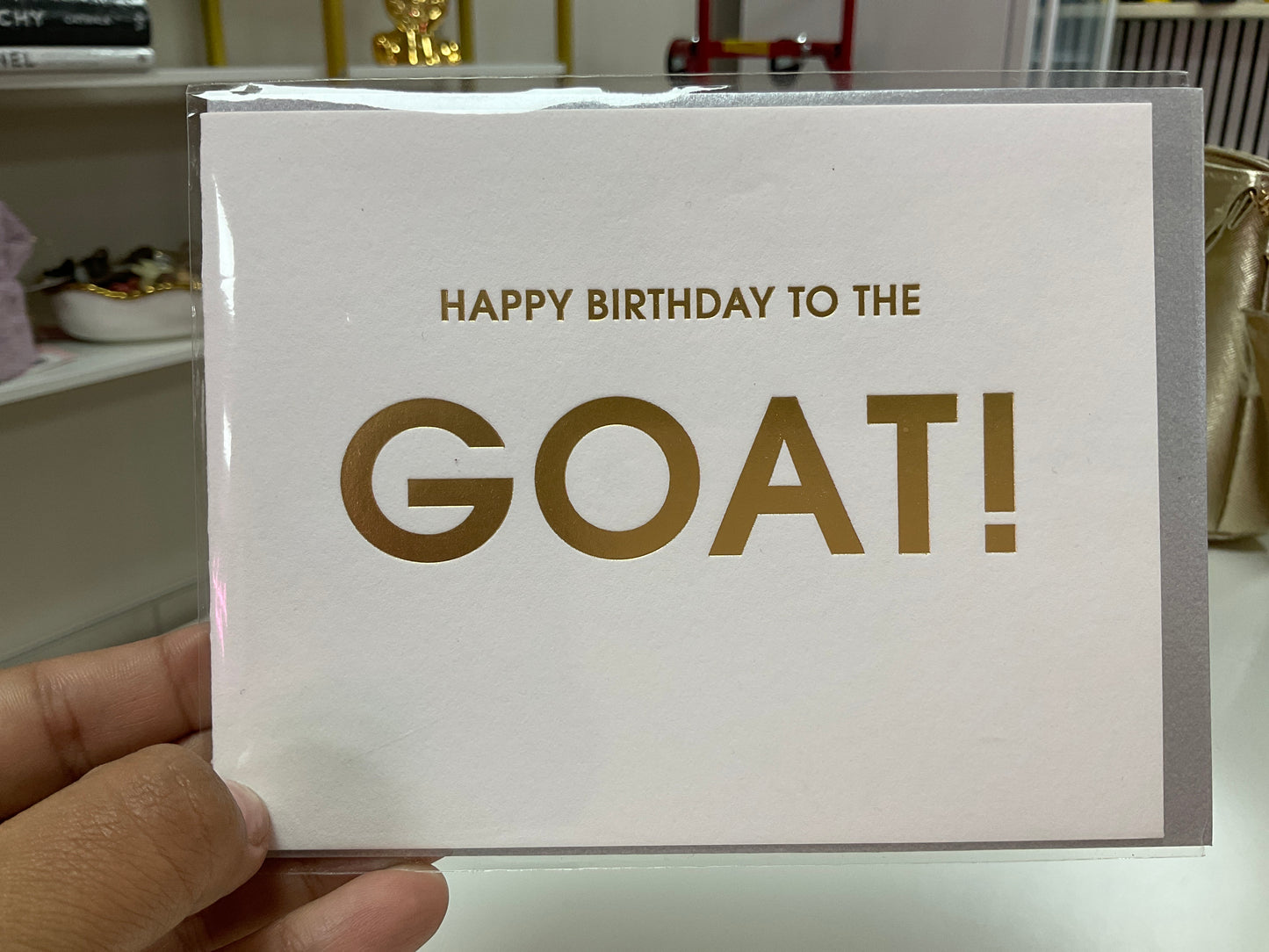 Happy birthday to the GOAT! Card