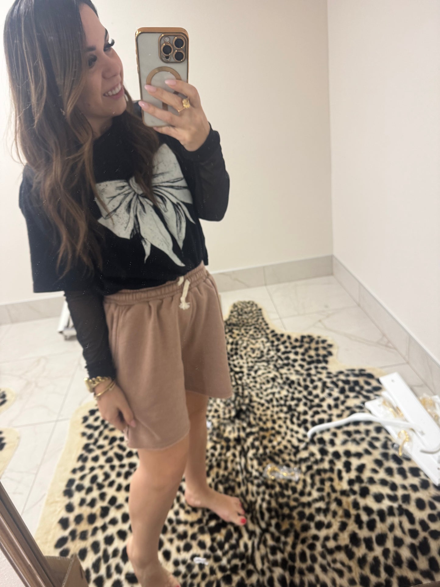 Dark Taupe lounge shorts