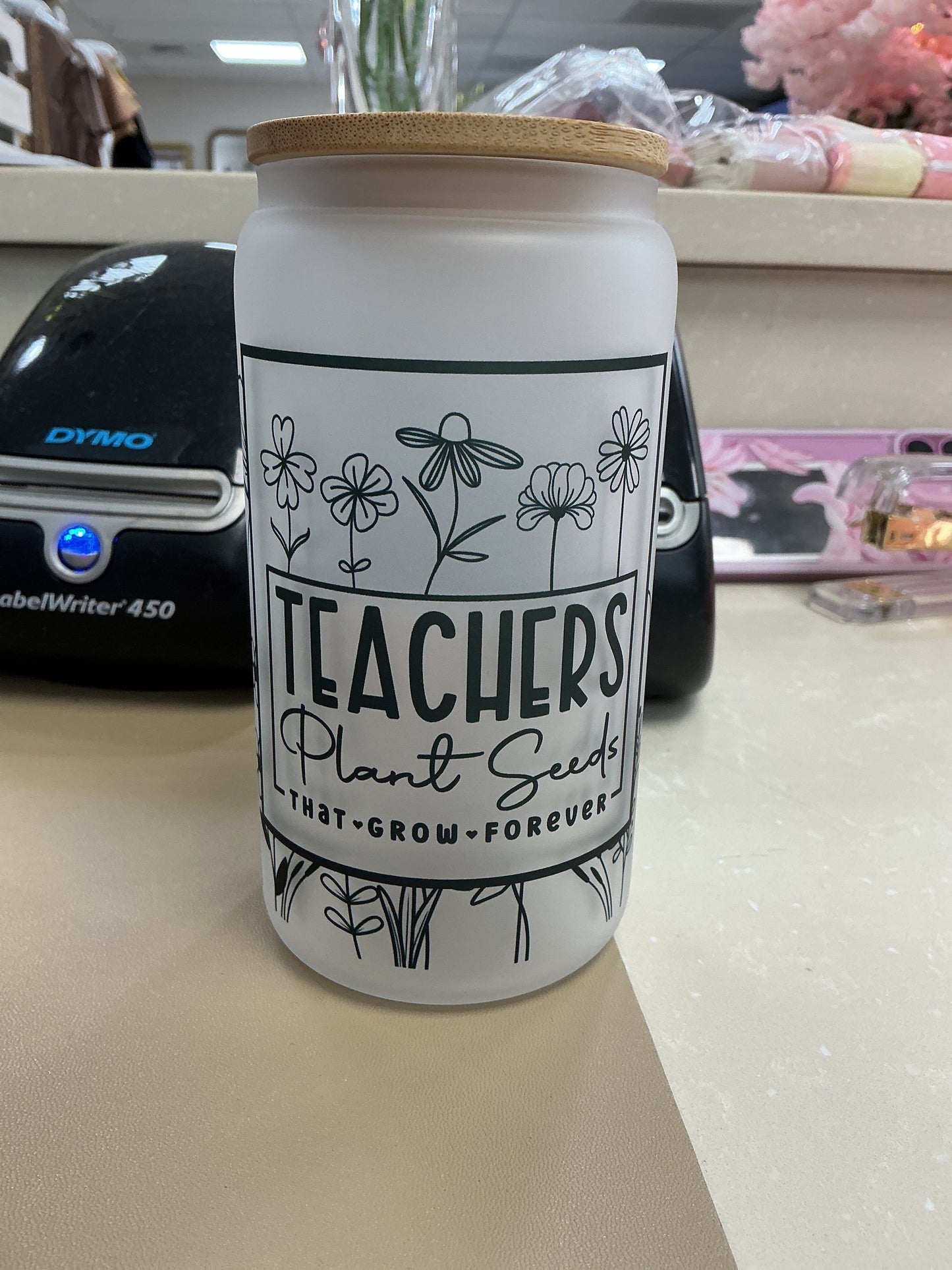 Teacher plant cup