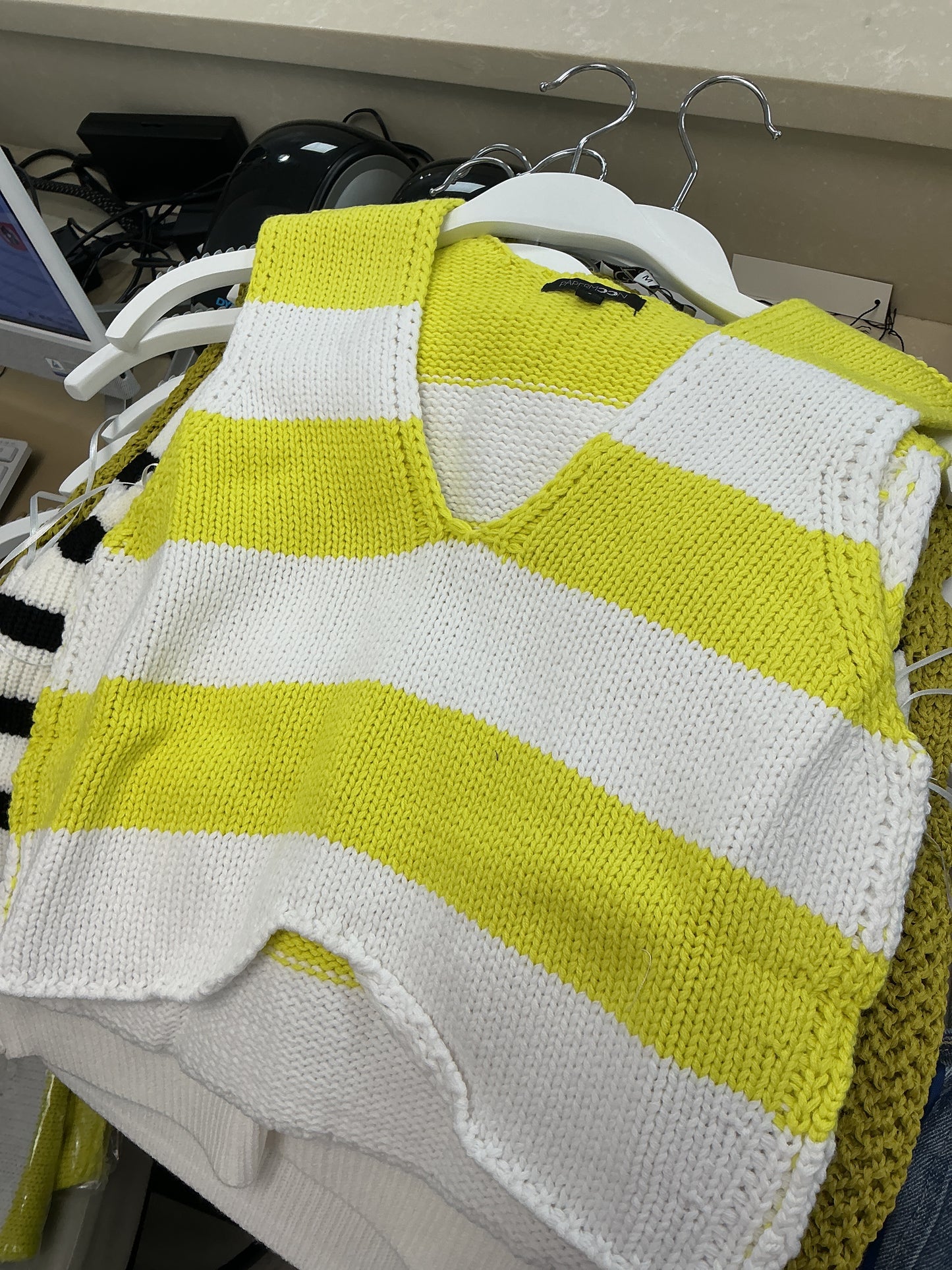 Yellow striped top