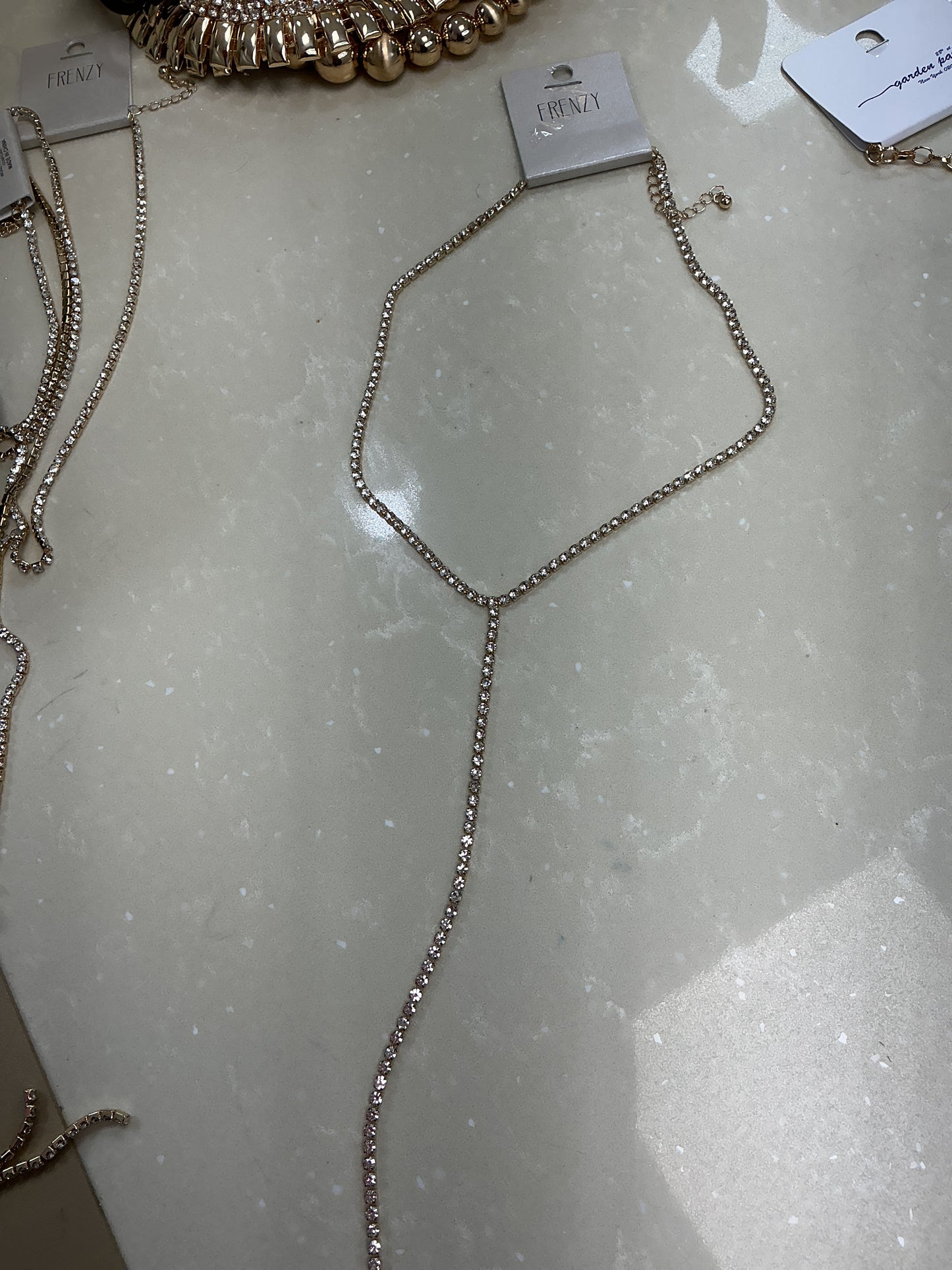 Bling long necklace