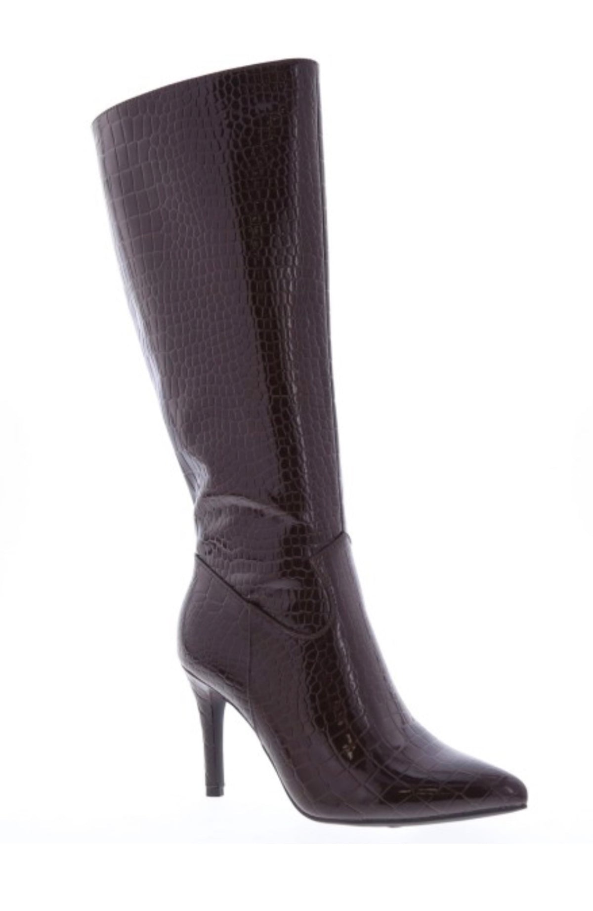 Burgundy Snake Skin boot