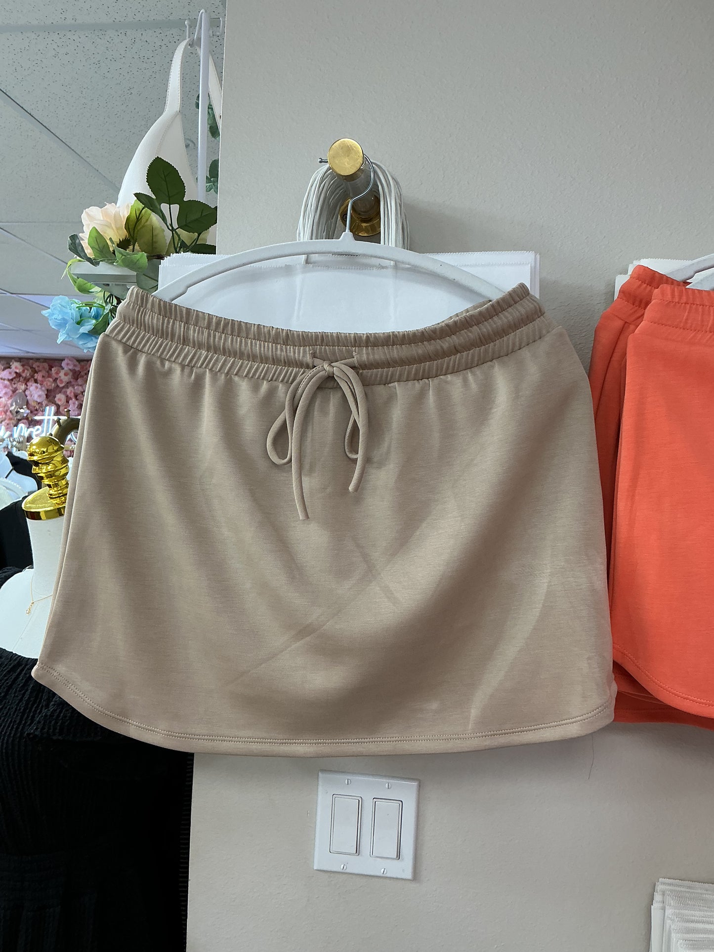 Brown skort