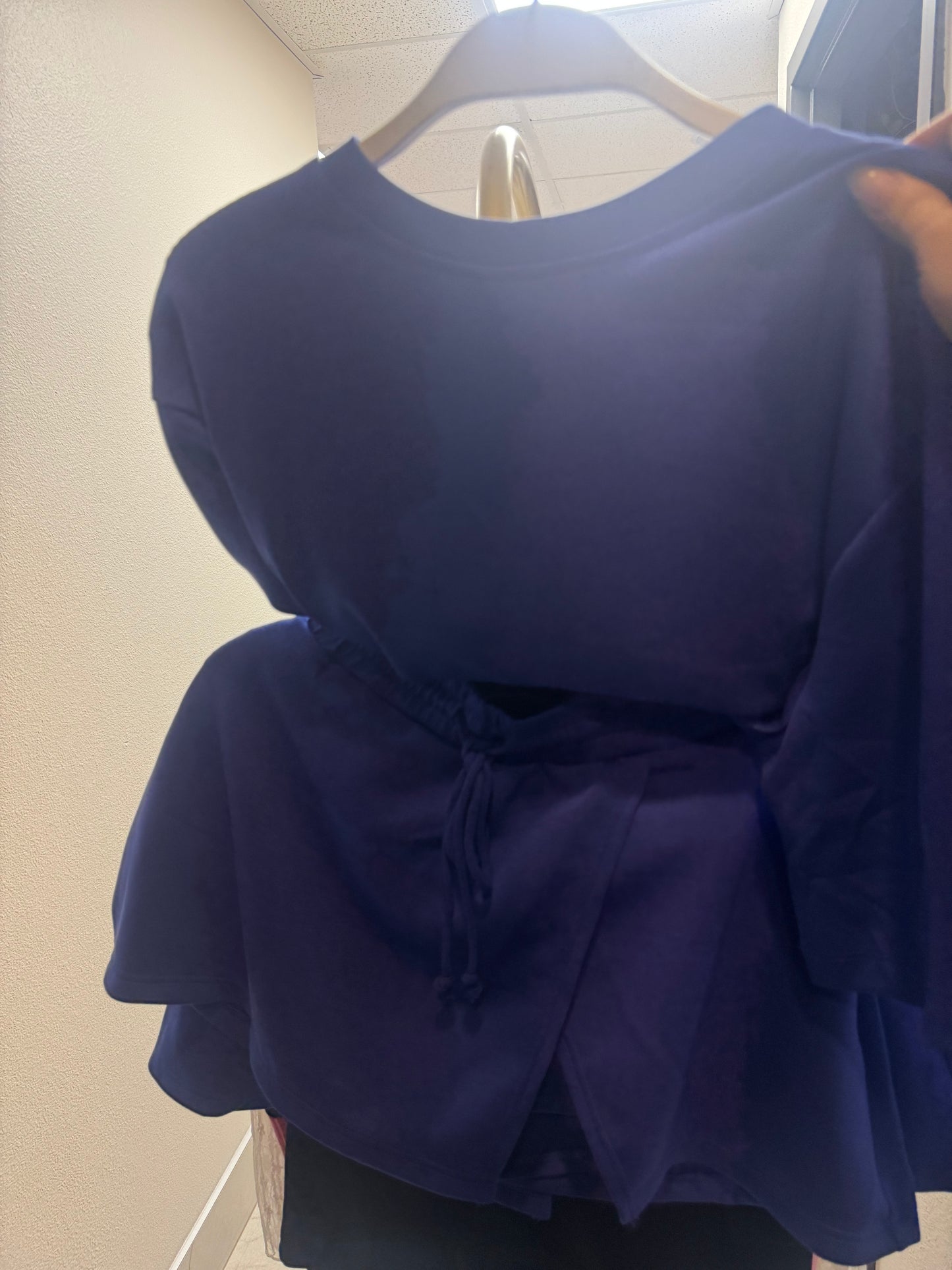 Colbalt blue top and skort/skirt set