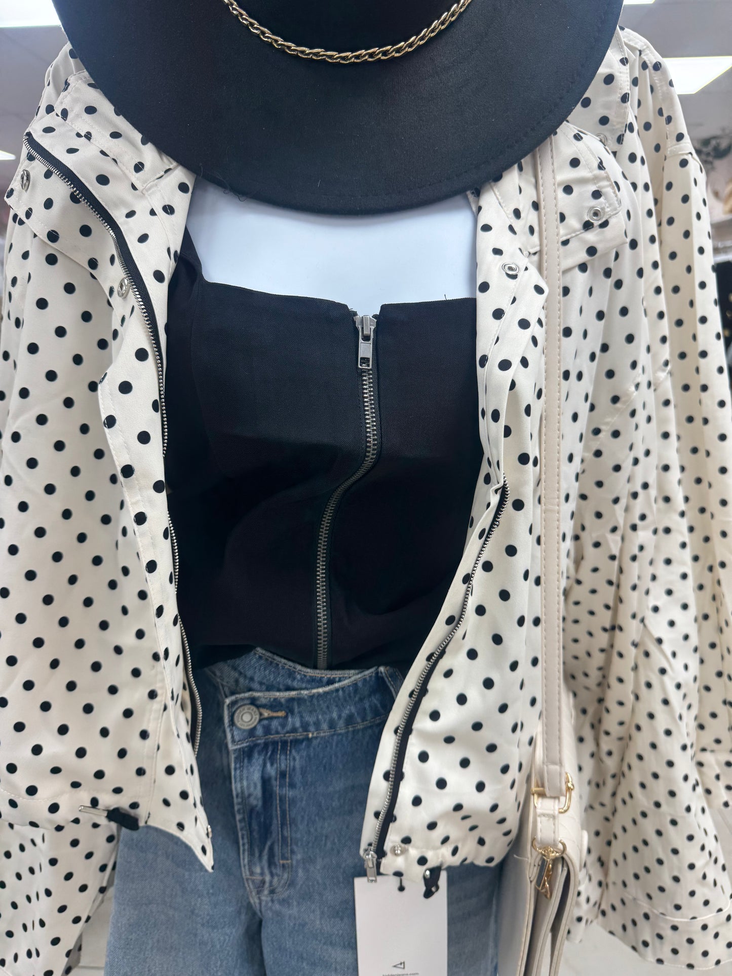 Polka dot jacket