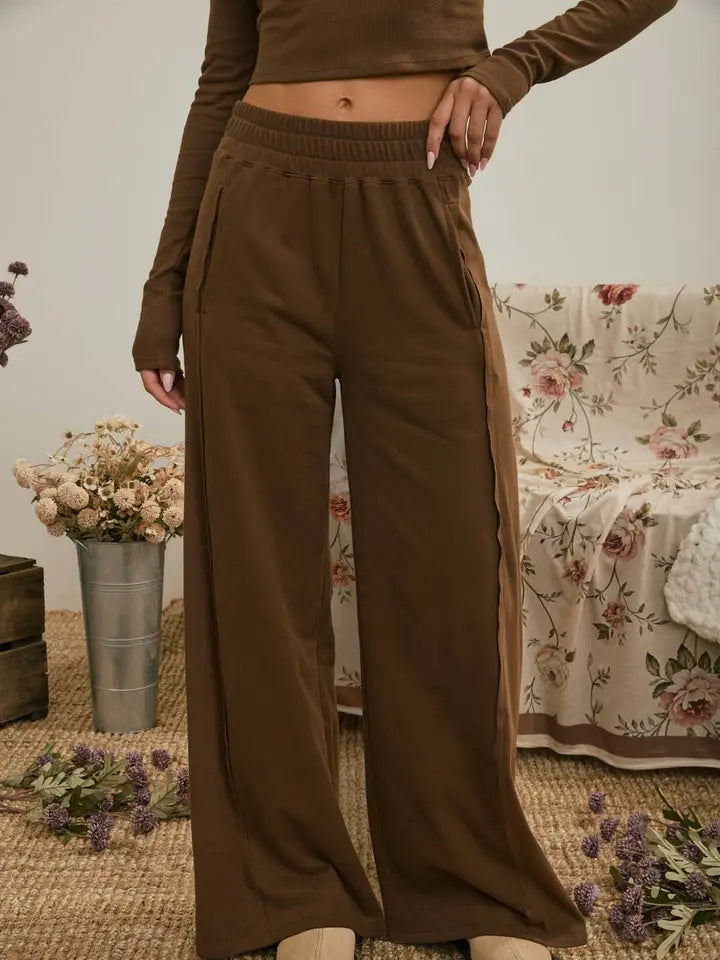 Brown lounge sweats