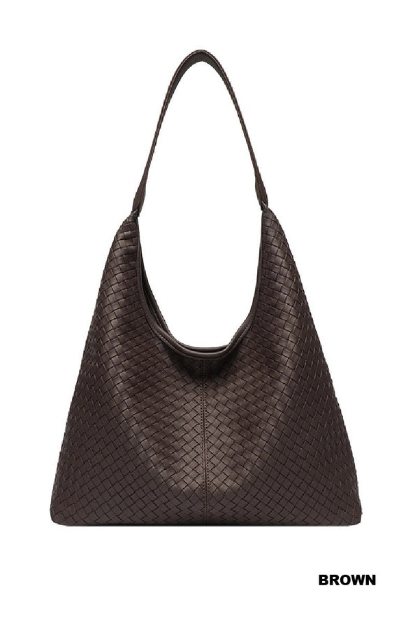 Chocolate brown tote purse