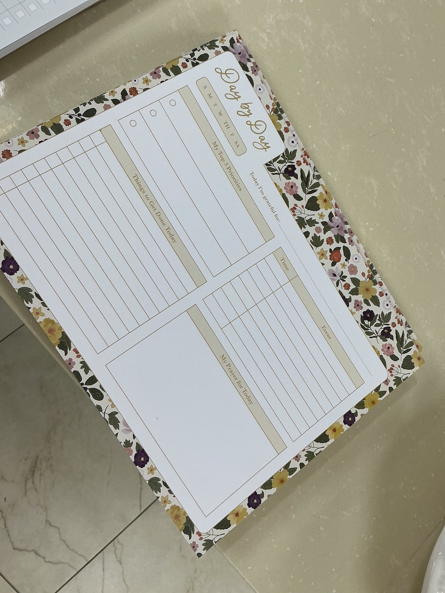 Day by day big notepad