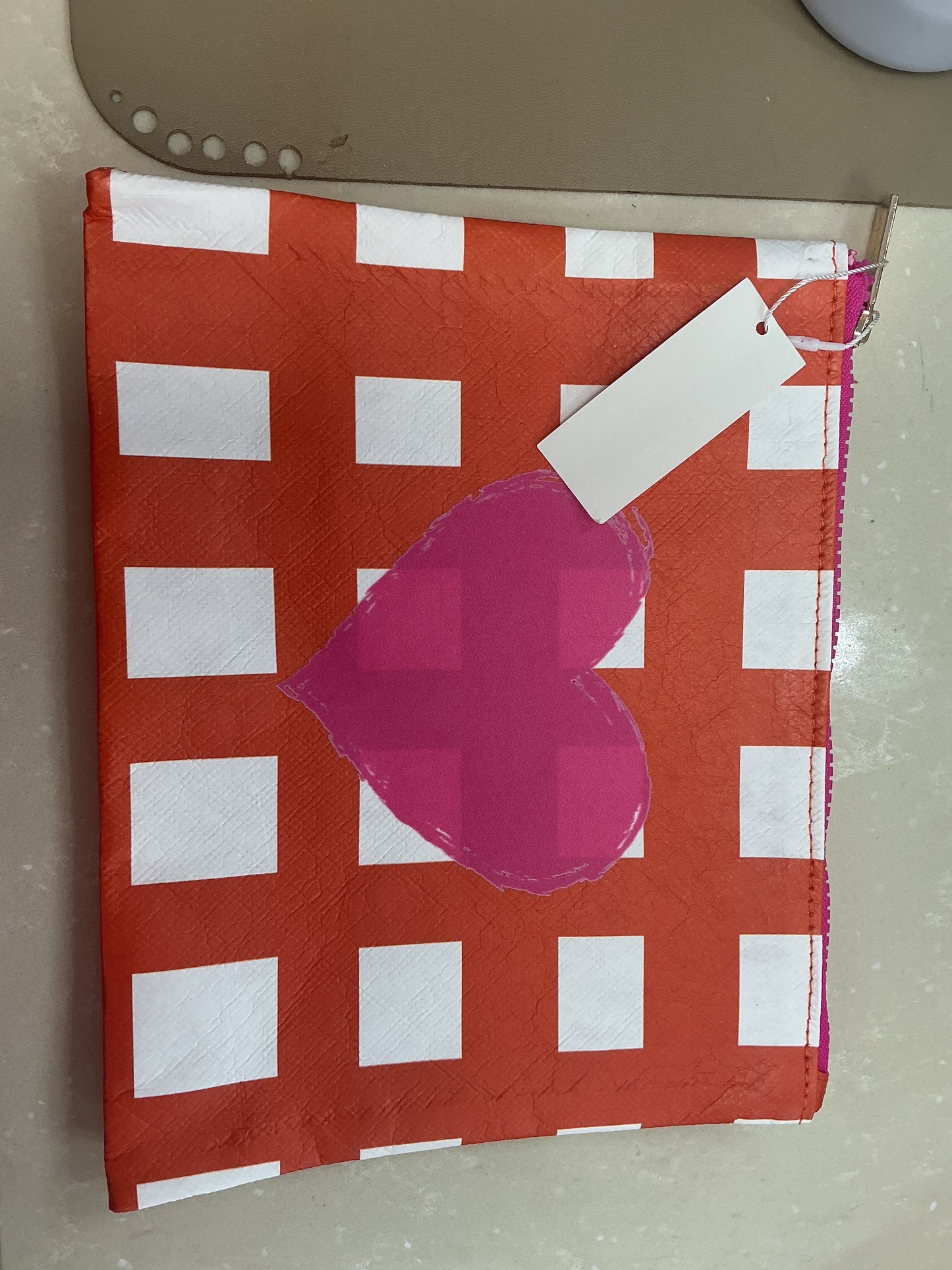Valentines makeup pouch
