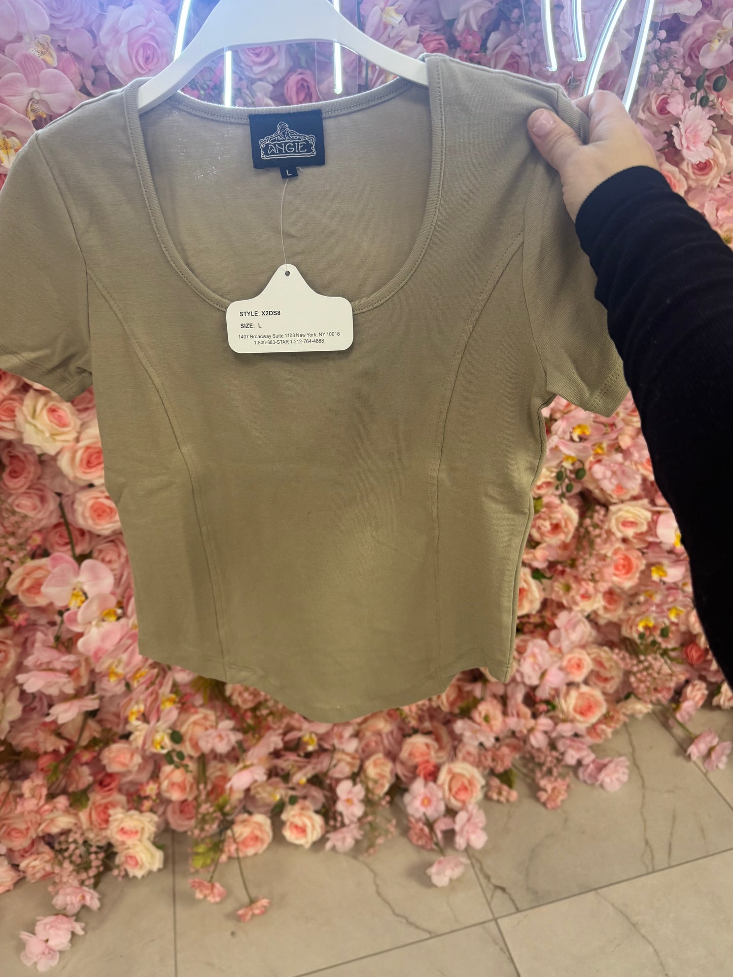 Sage top (Angie brand)