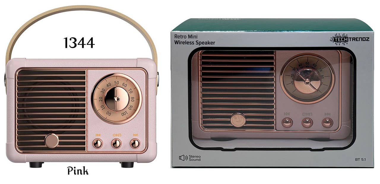Vintage Bluetooth Speaker:Ivory