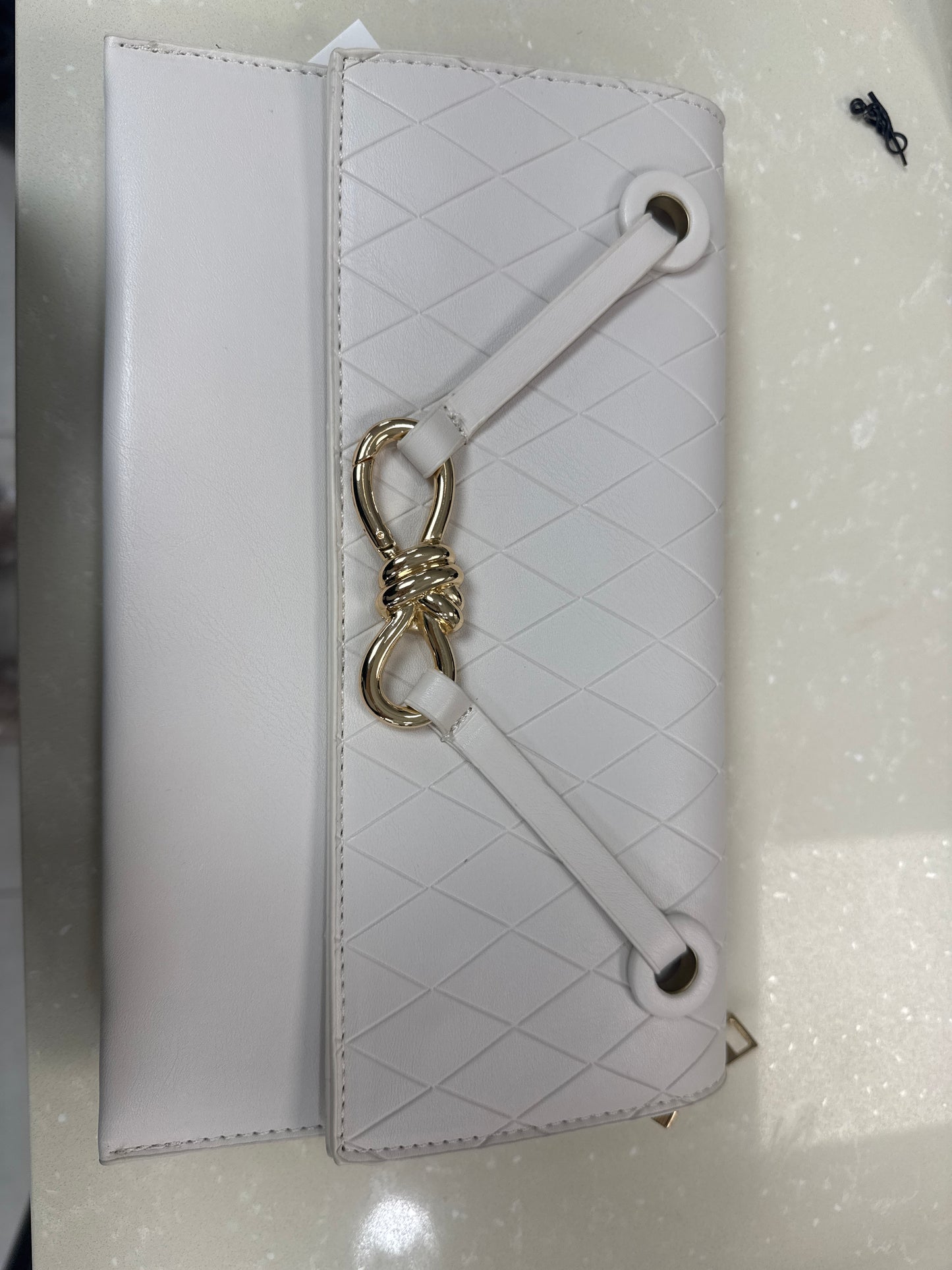 Ivory clutch purse