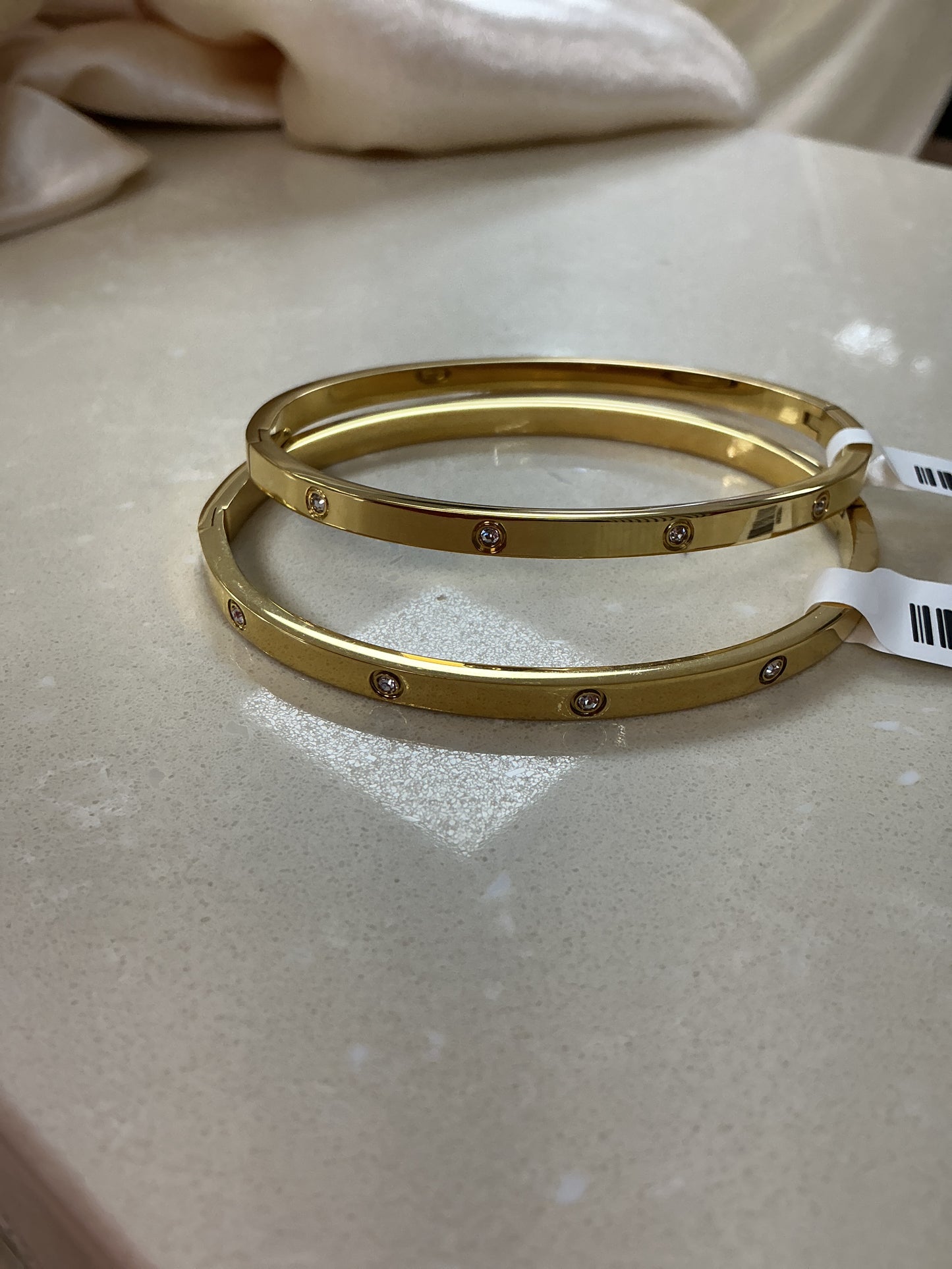 Mini diamond gold bracelet