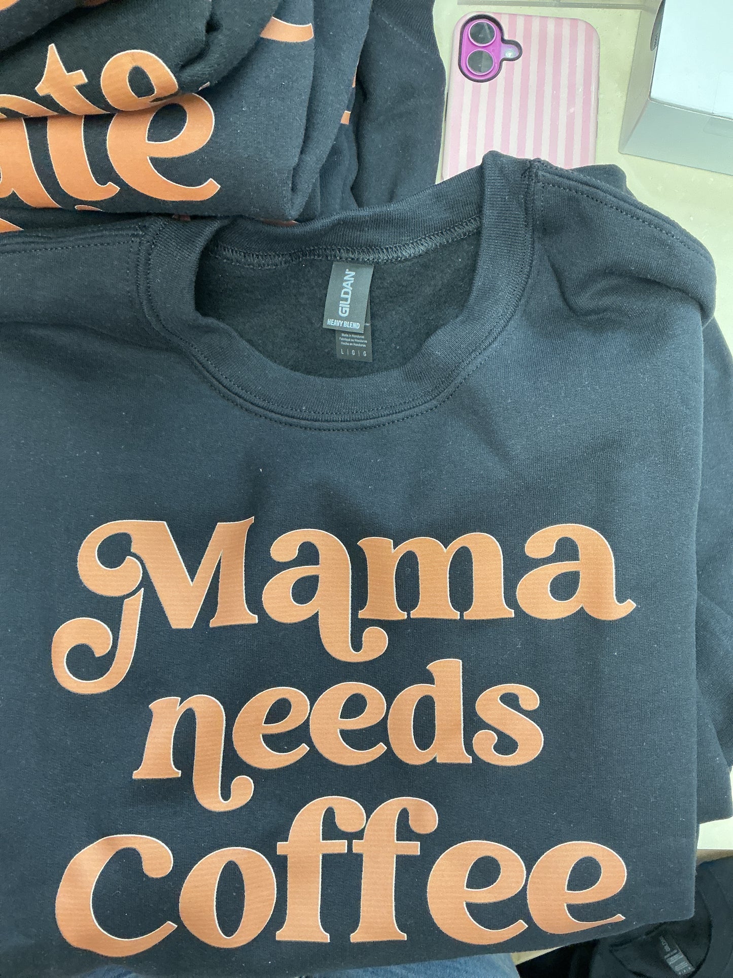 Mama needs coffee sweater