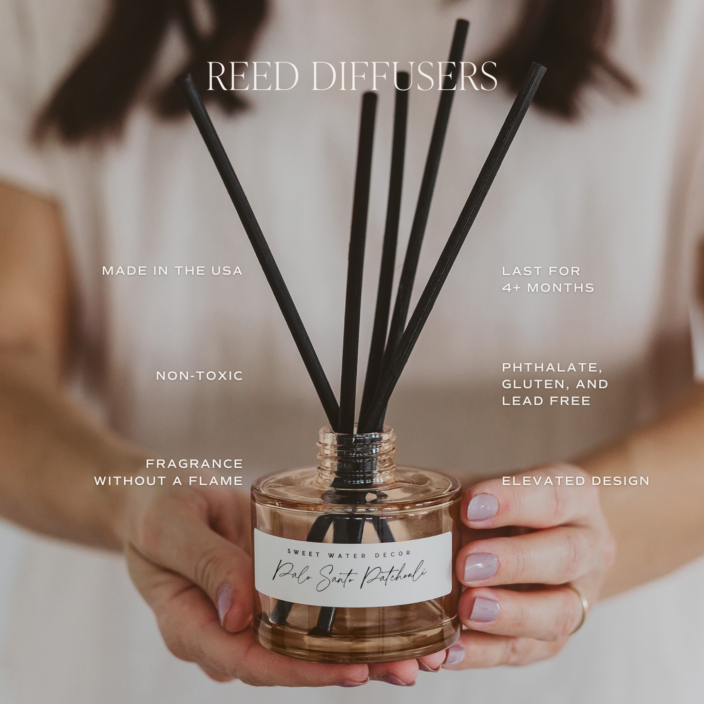 Cashmere and Vanilla Reed Diffuser - Home Decor & Gift