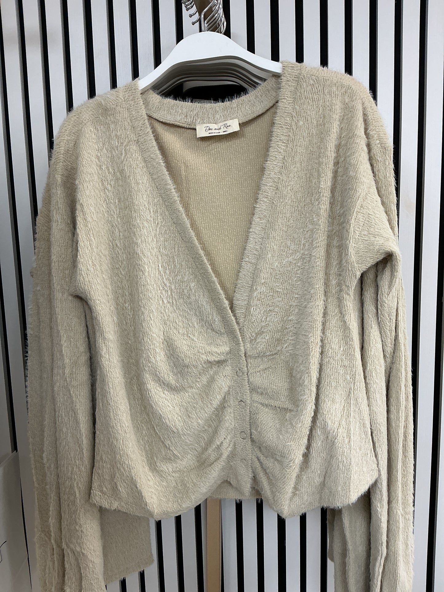 Brown V neck sweater