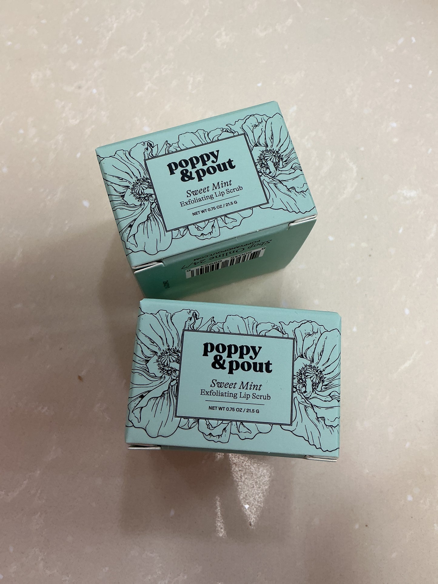 Sweet mint lip scrub
