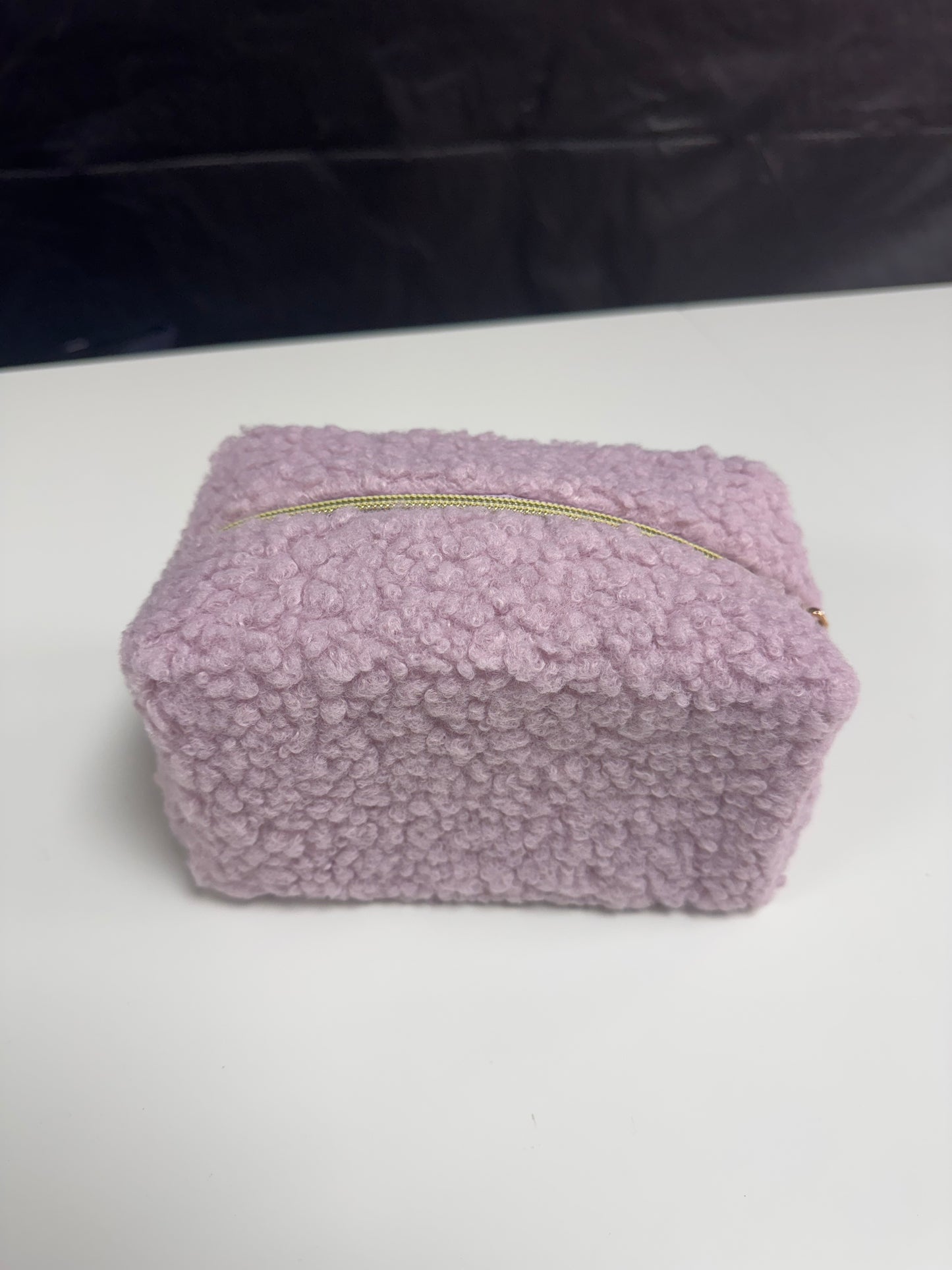 Lavender makeup bag