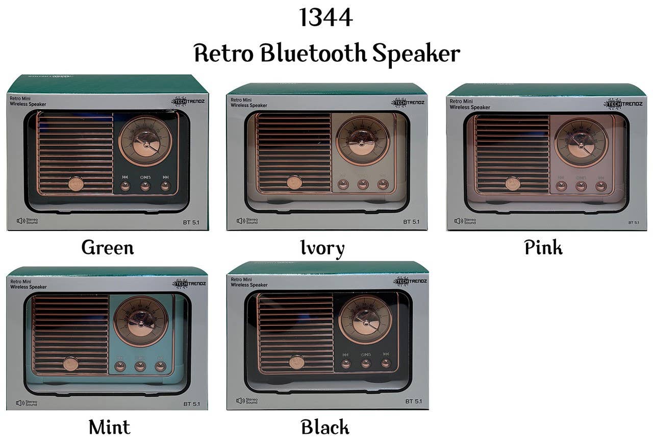 Vintage Bluetooth Speaker:Ivory