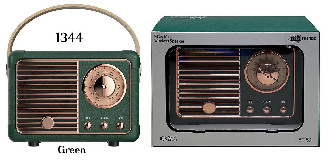 Vintage Bluetooth Speaker:Ivory