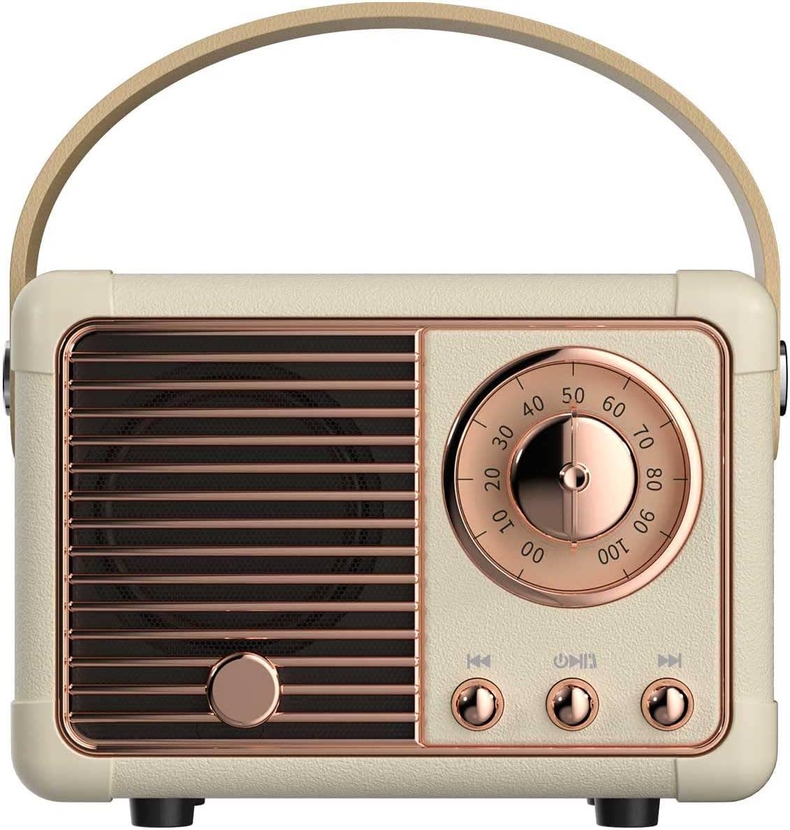 Vintage Bluetooth Speaker:Ivory