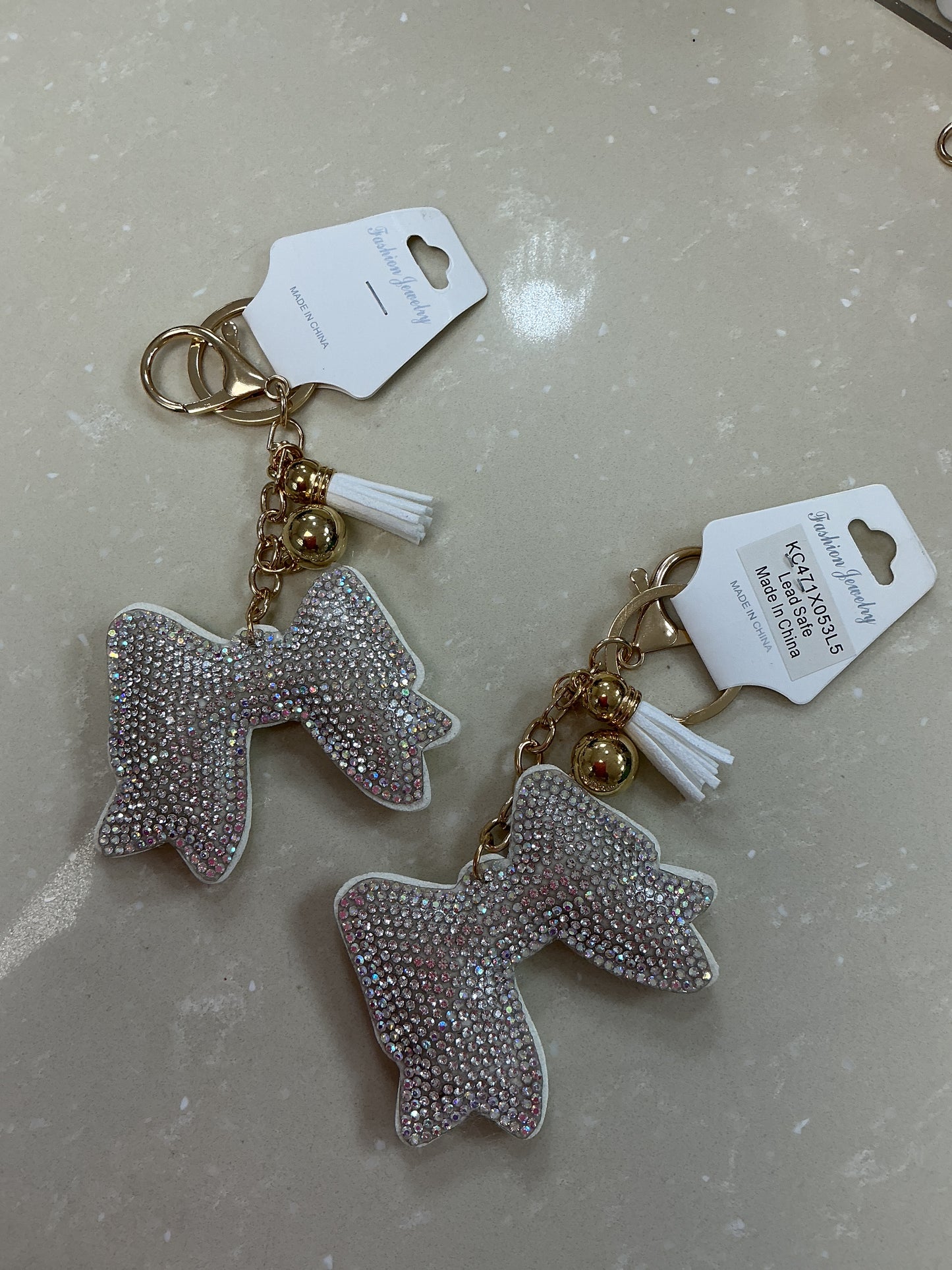 Bow key chains