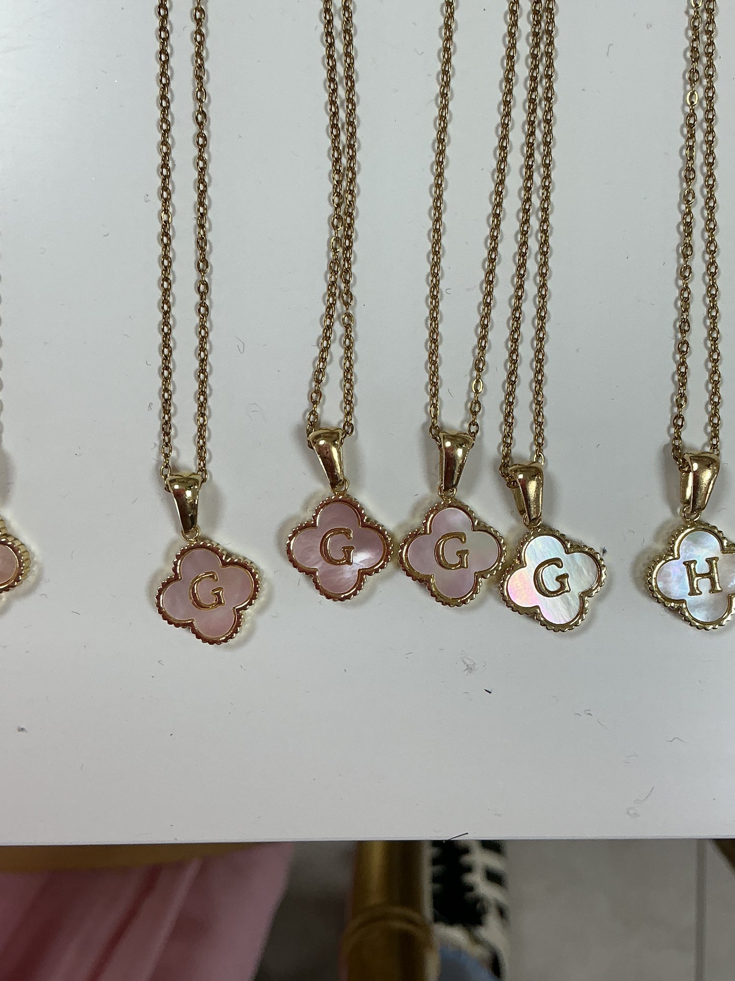 G letter necklace