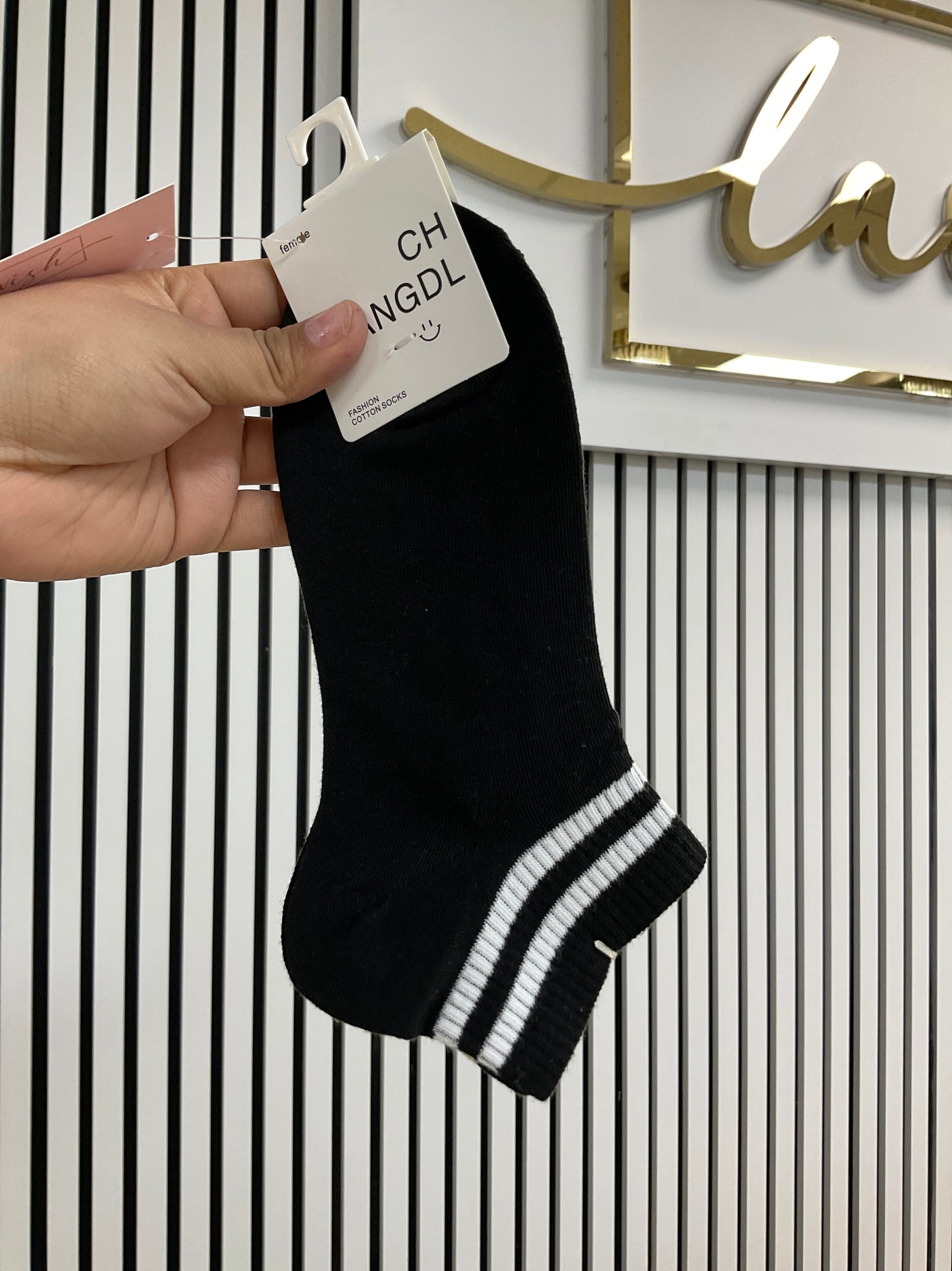 Black socks