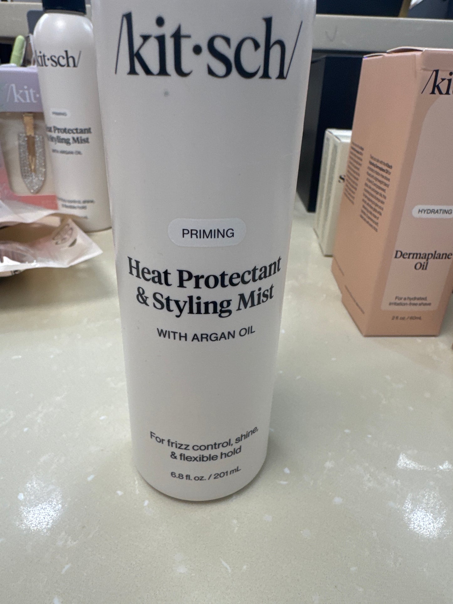 Heat protecting spray mist