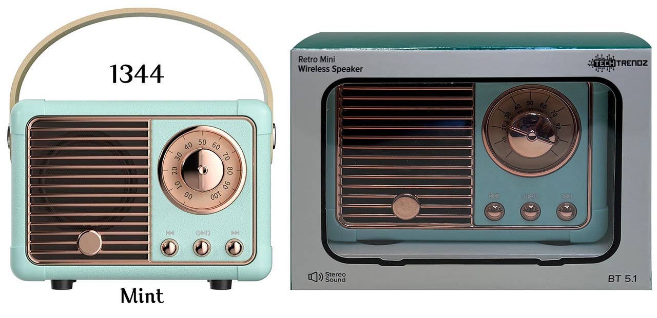 Vintage Bluetooth Speaker:Ivory