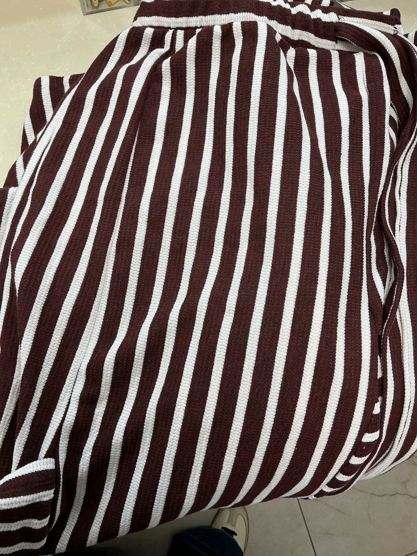Burgundy plus size pants