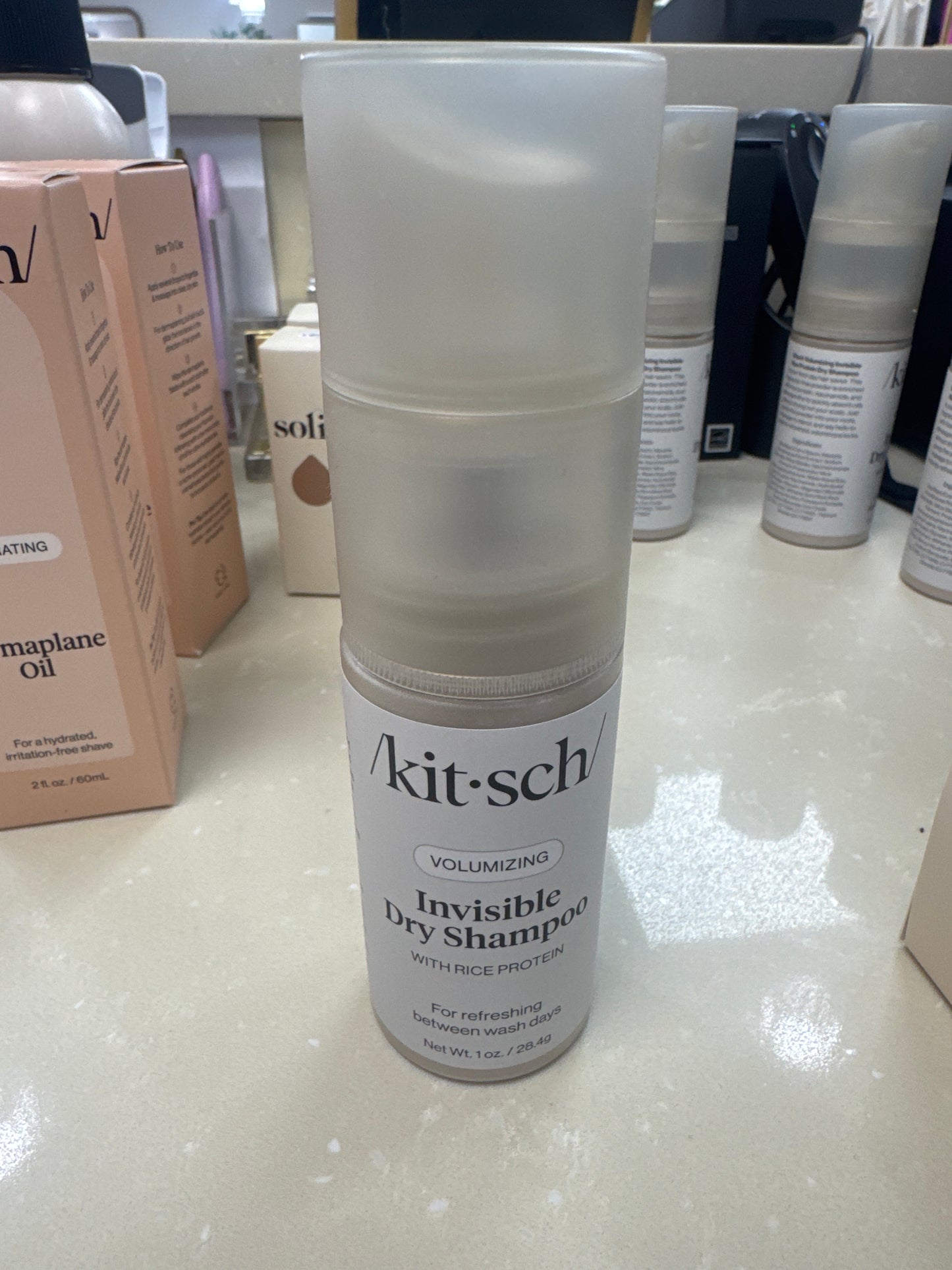 Invisible dry shampoo