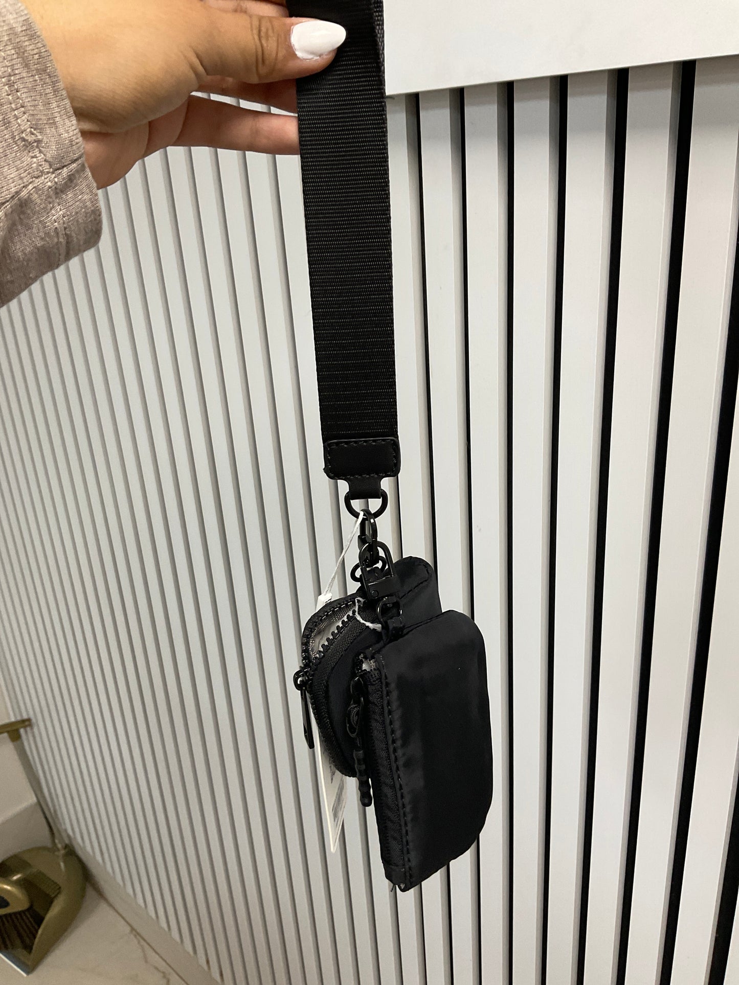 Black 3 piece key chain
