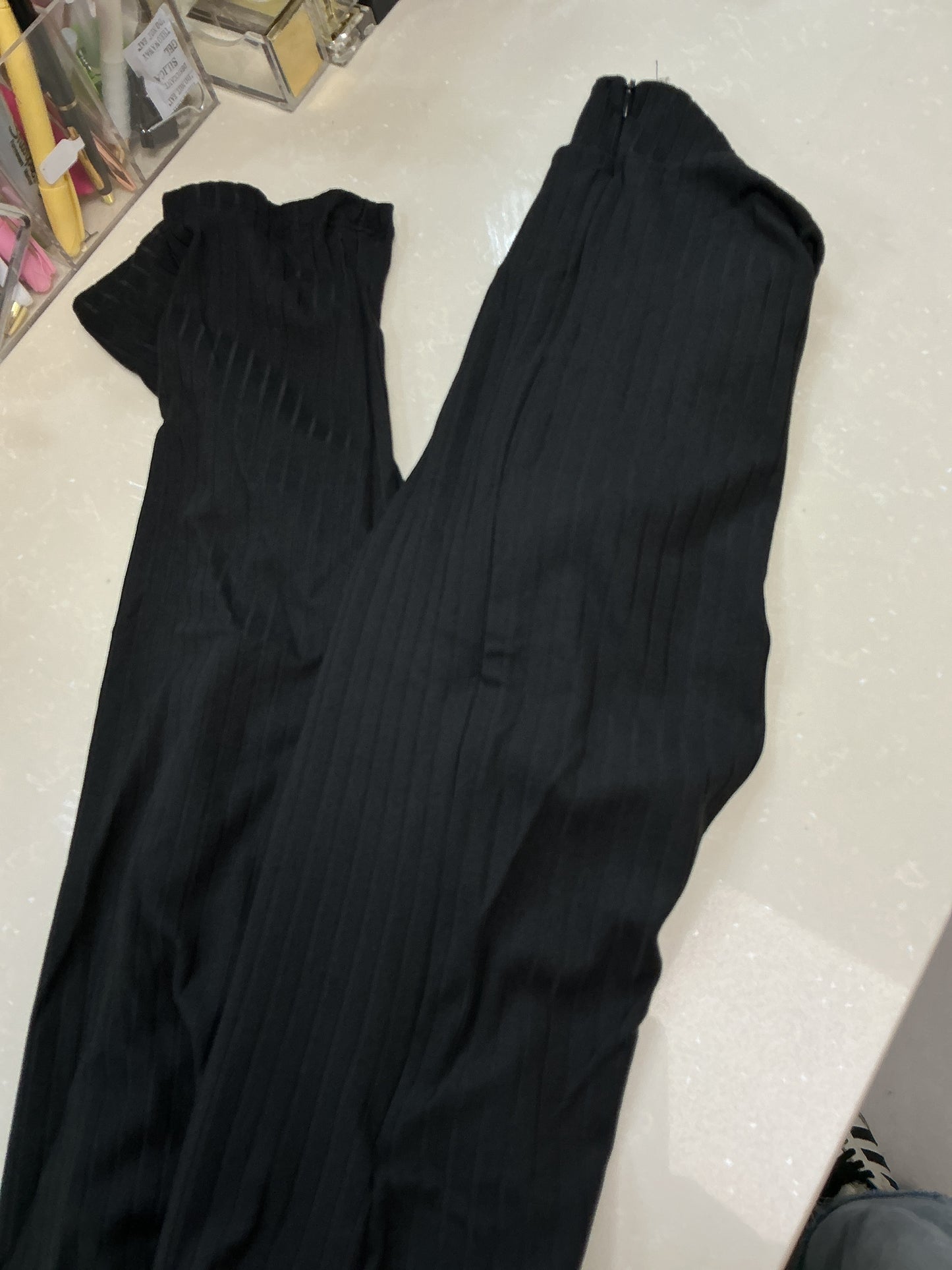 Black long sleeve jumpsuit