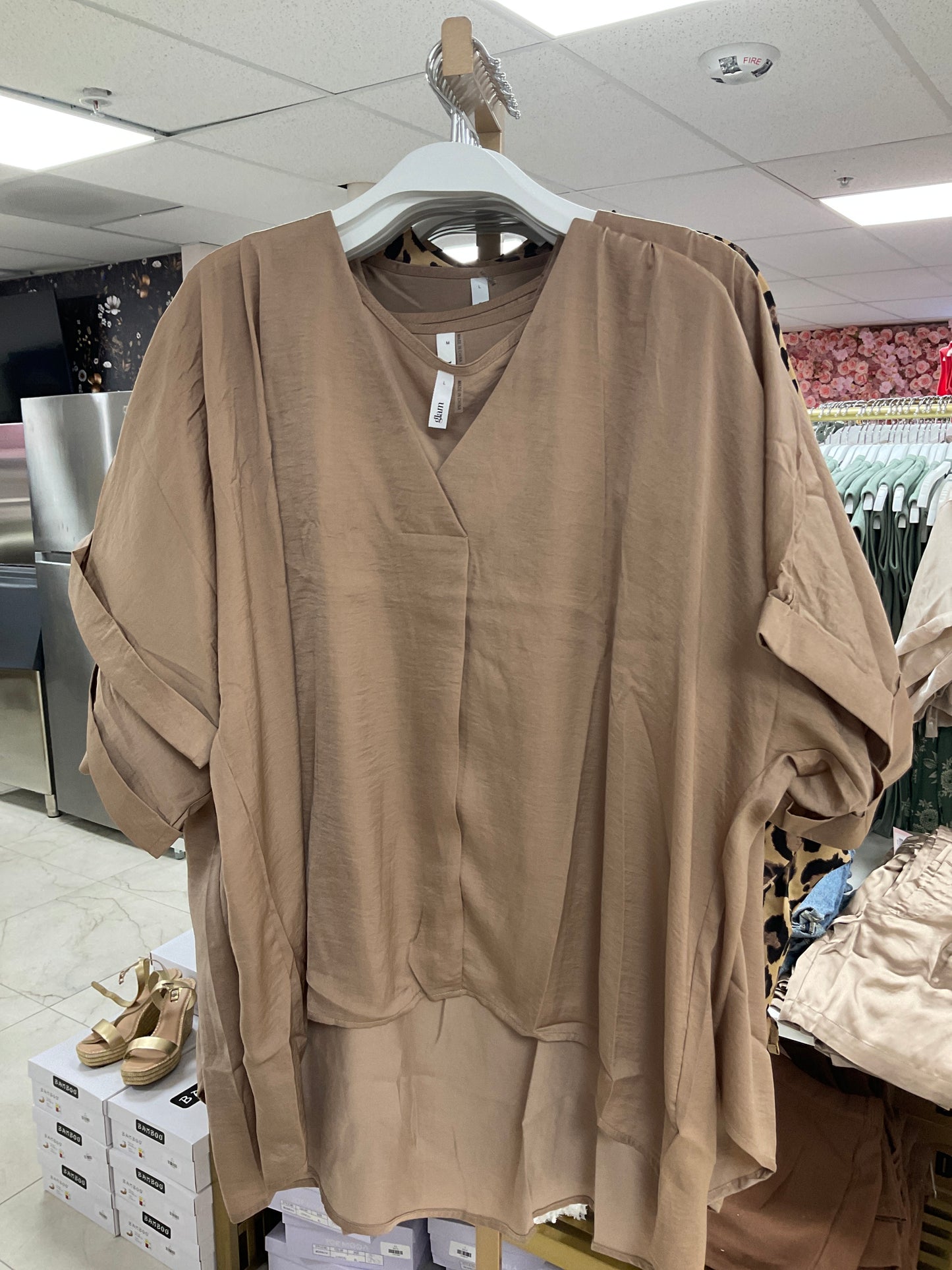 Brown blouse