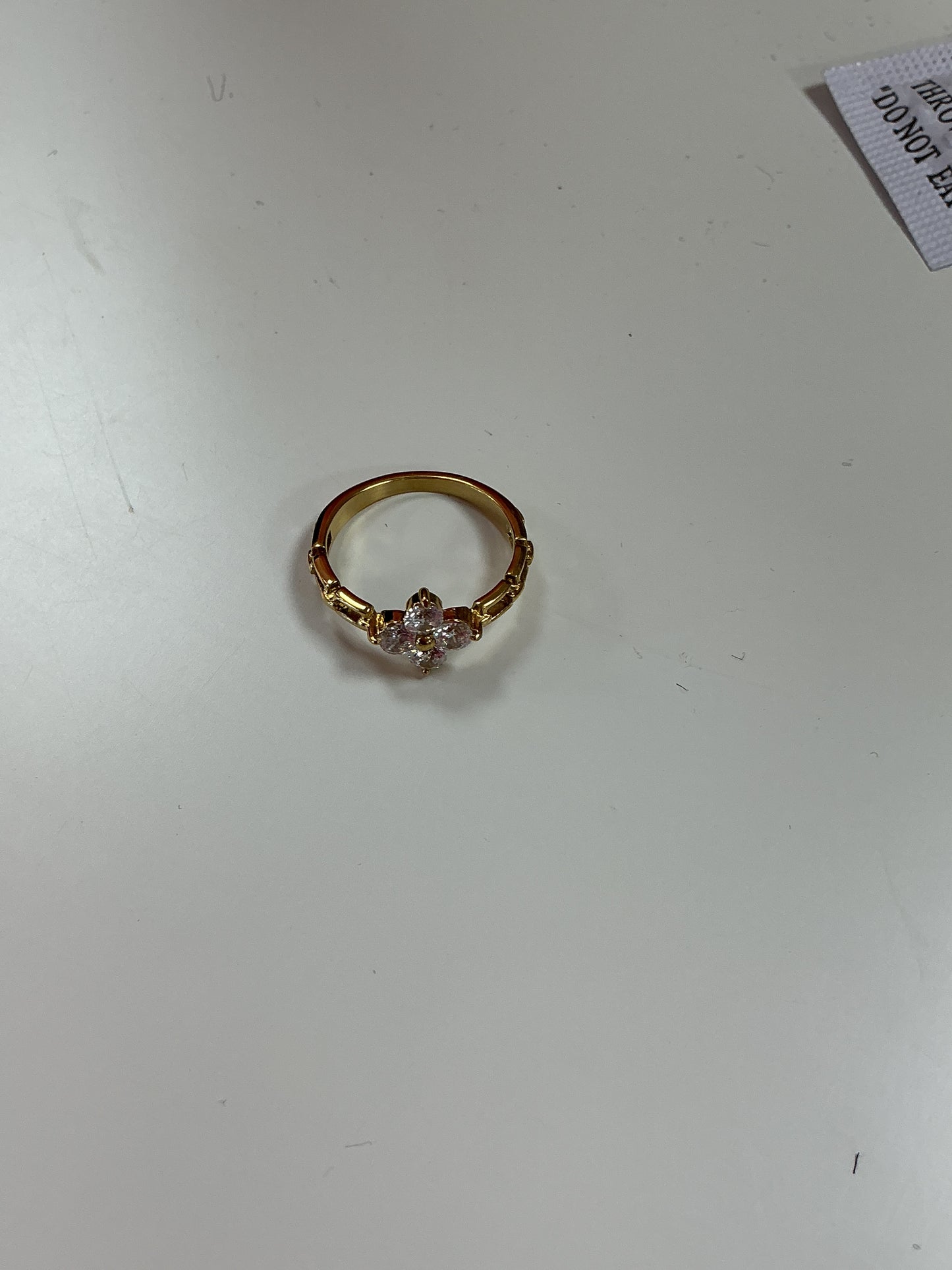Tarnish flower ring