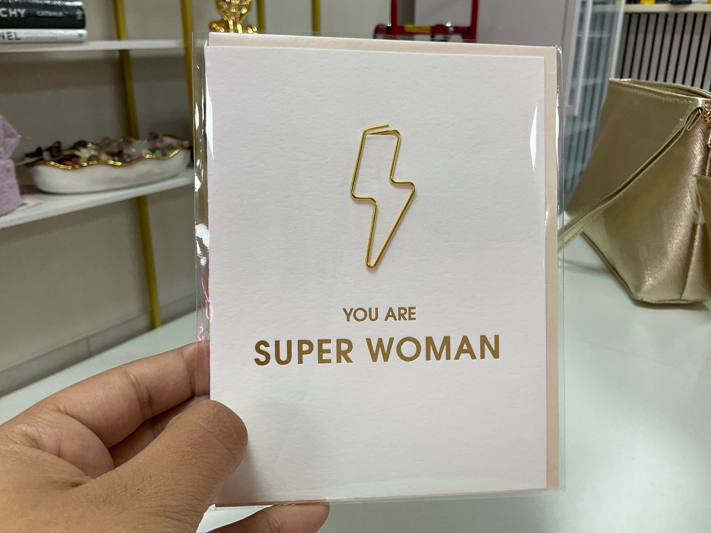 You are a super woman card
