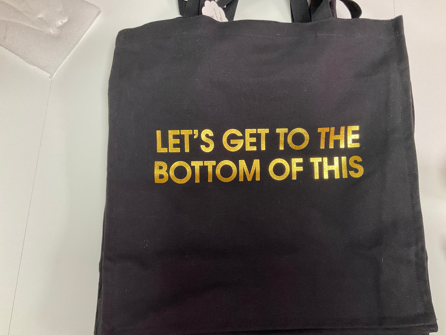 Let’s get to the bottom of this tote bag