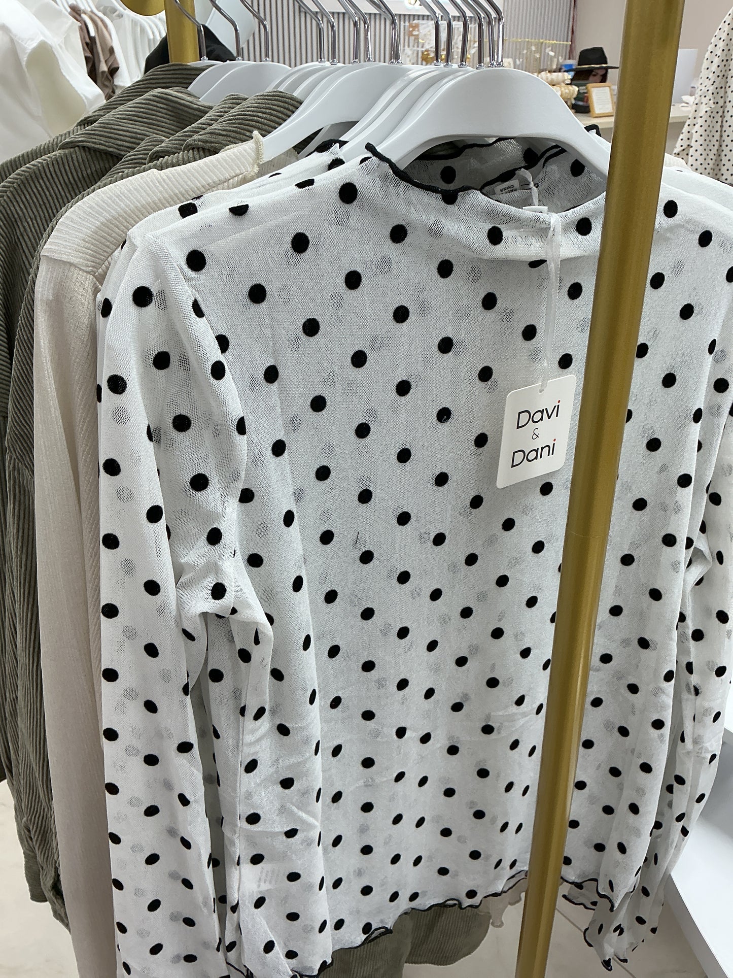Polkadot top