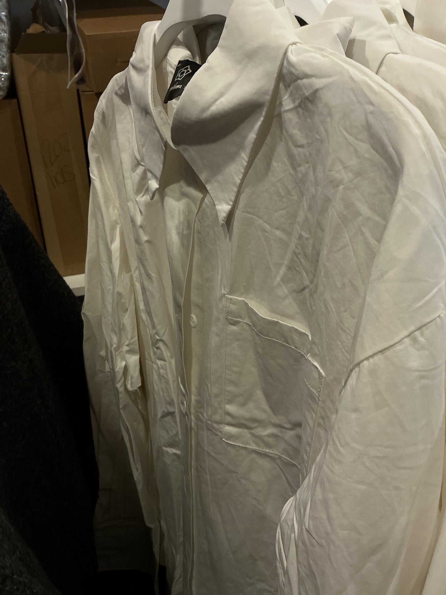 White button up long sleeve